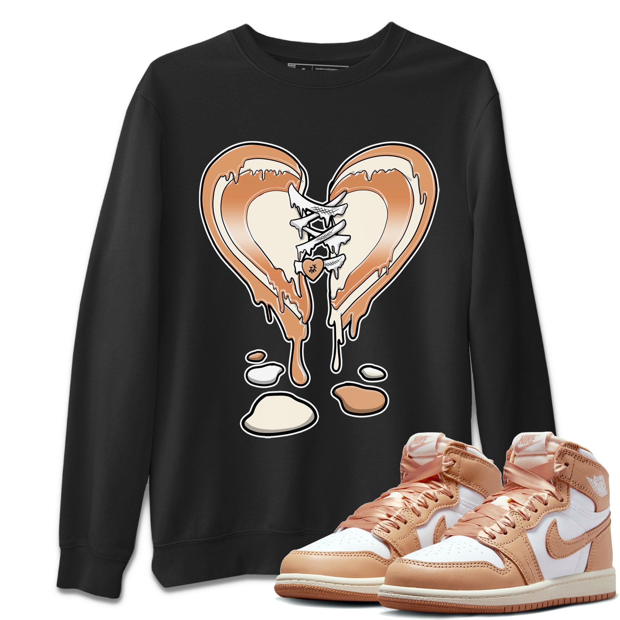 Melting Heart snkmatch Tee - Air Jordan 1 Praline