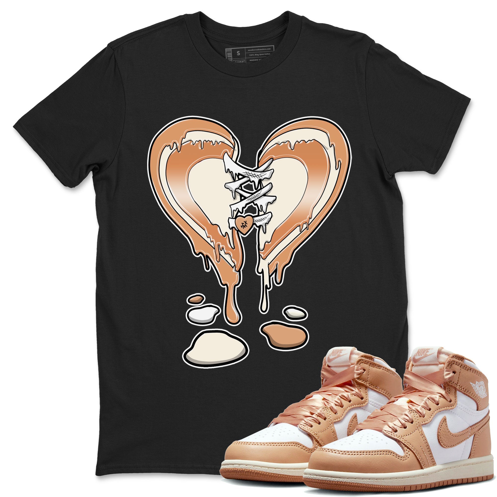 Melting Heart snkmatch Tee - Air Jordan 1 Praline