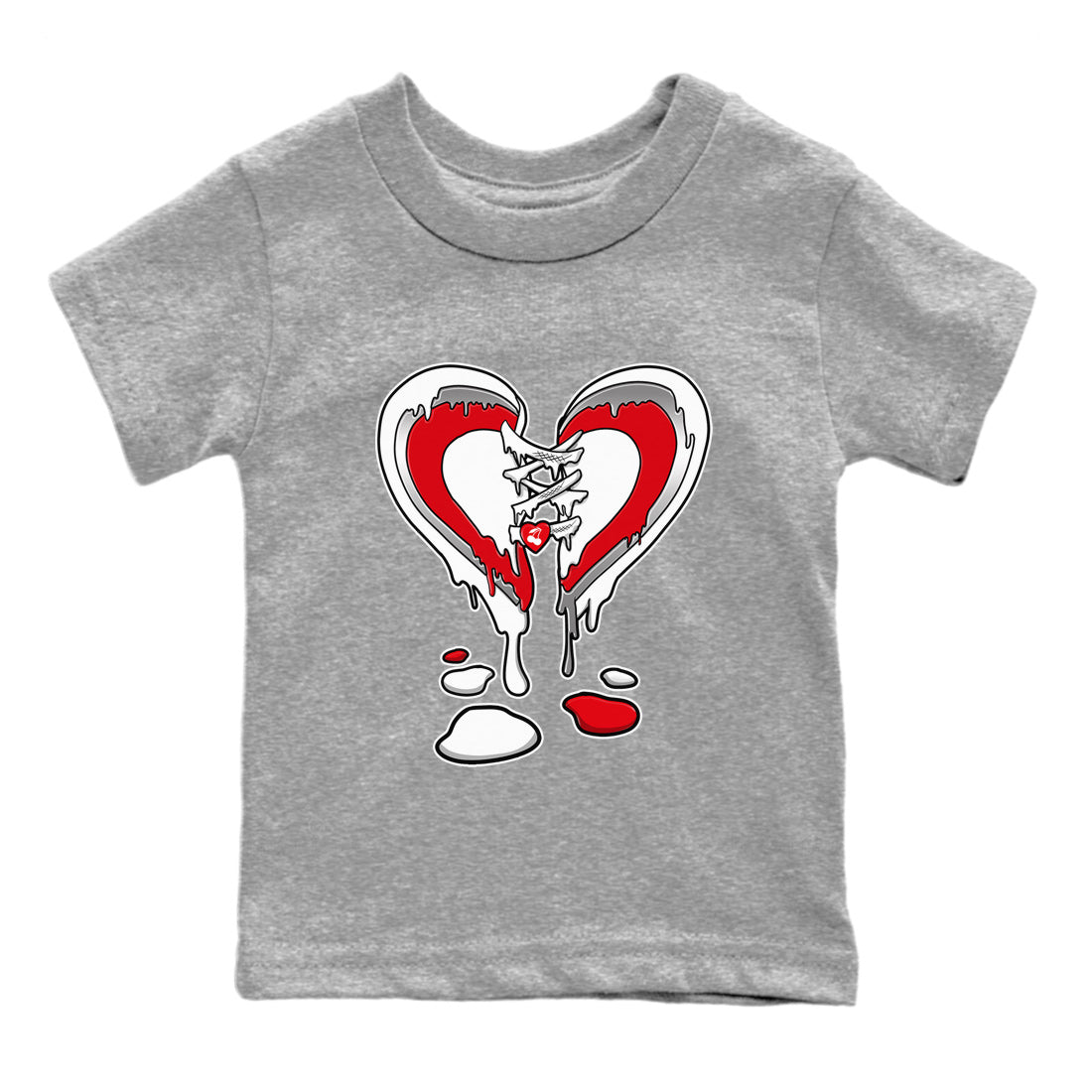 Melting Heart Kids Tops - Air Jordan 12 Cherry