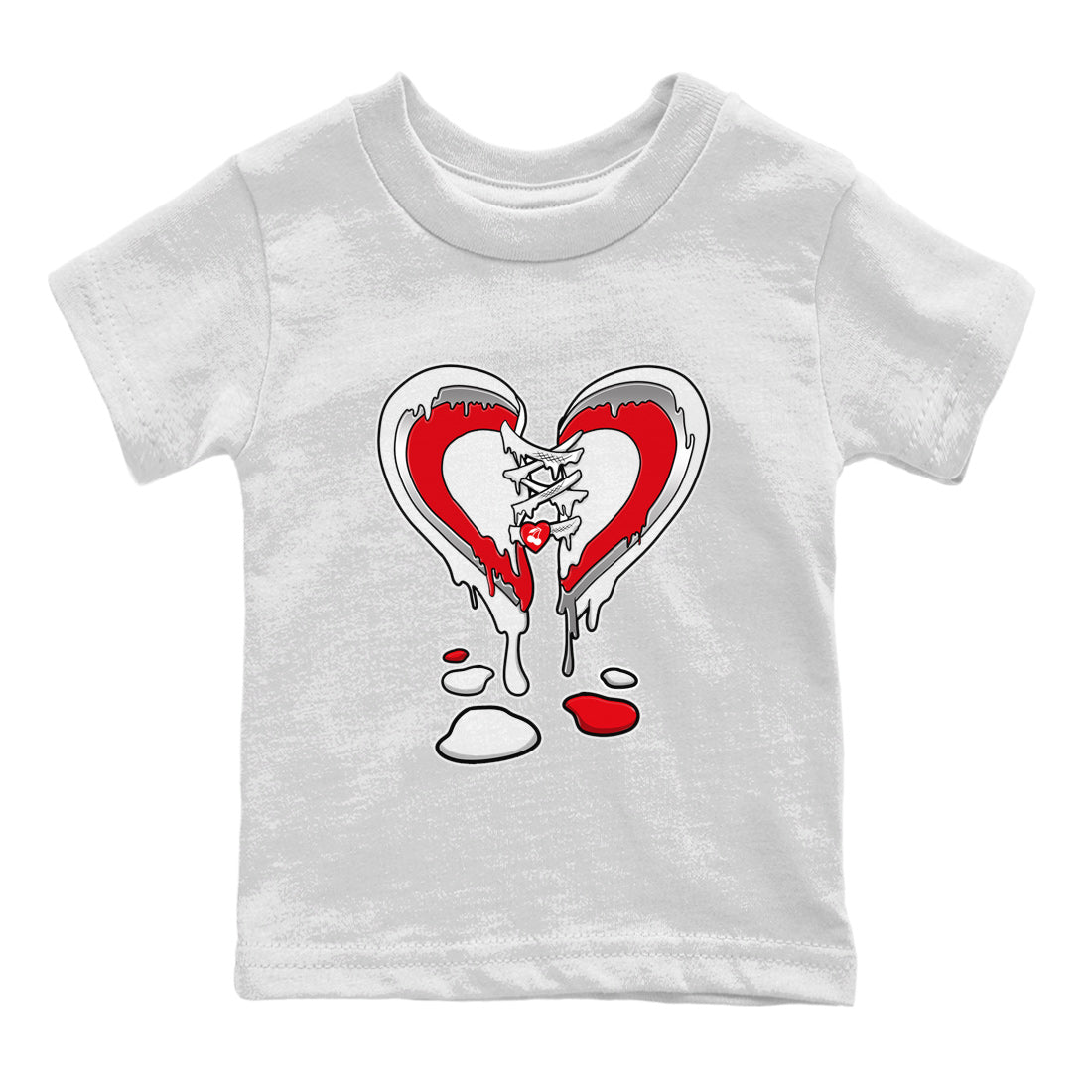 Melting Heart Kids Tops - Air Jordan 12 Cherry