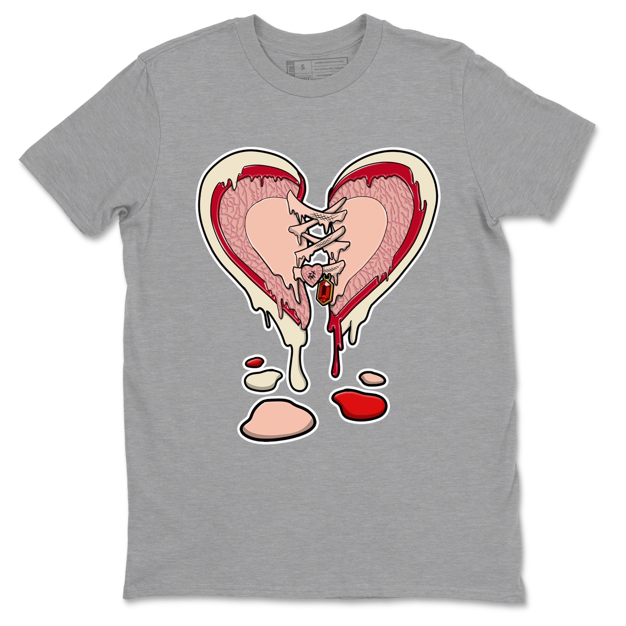 Melting Heart snkmatch Tees - Air Jordan 3 Valentines Day