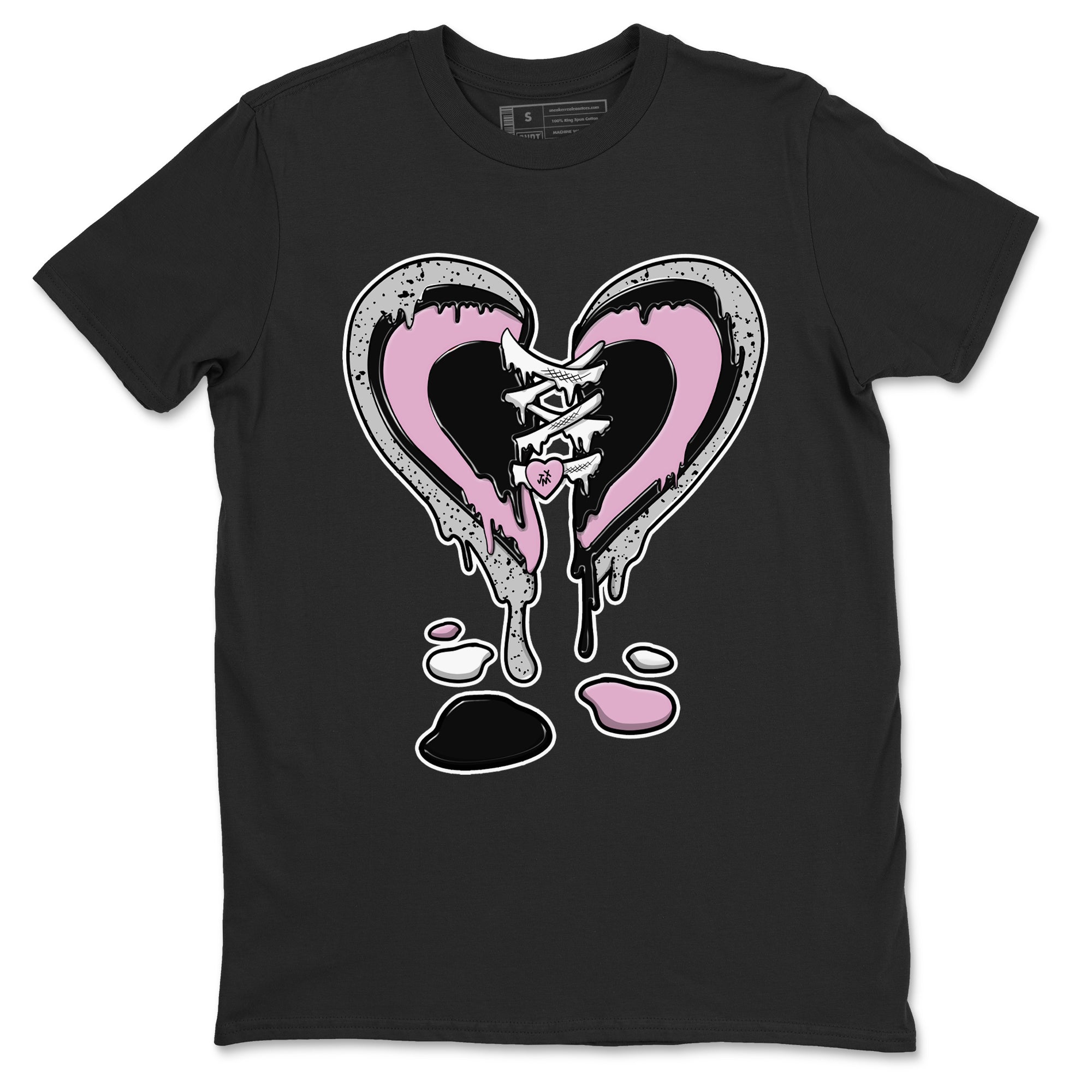 Melting Heart snkmatch Tees - Air Jordan 4 Orchid