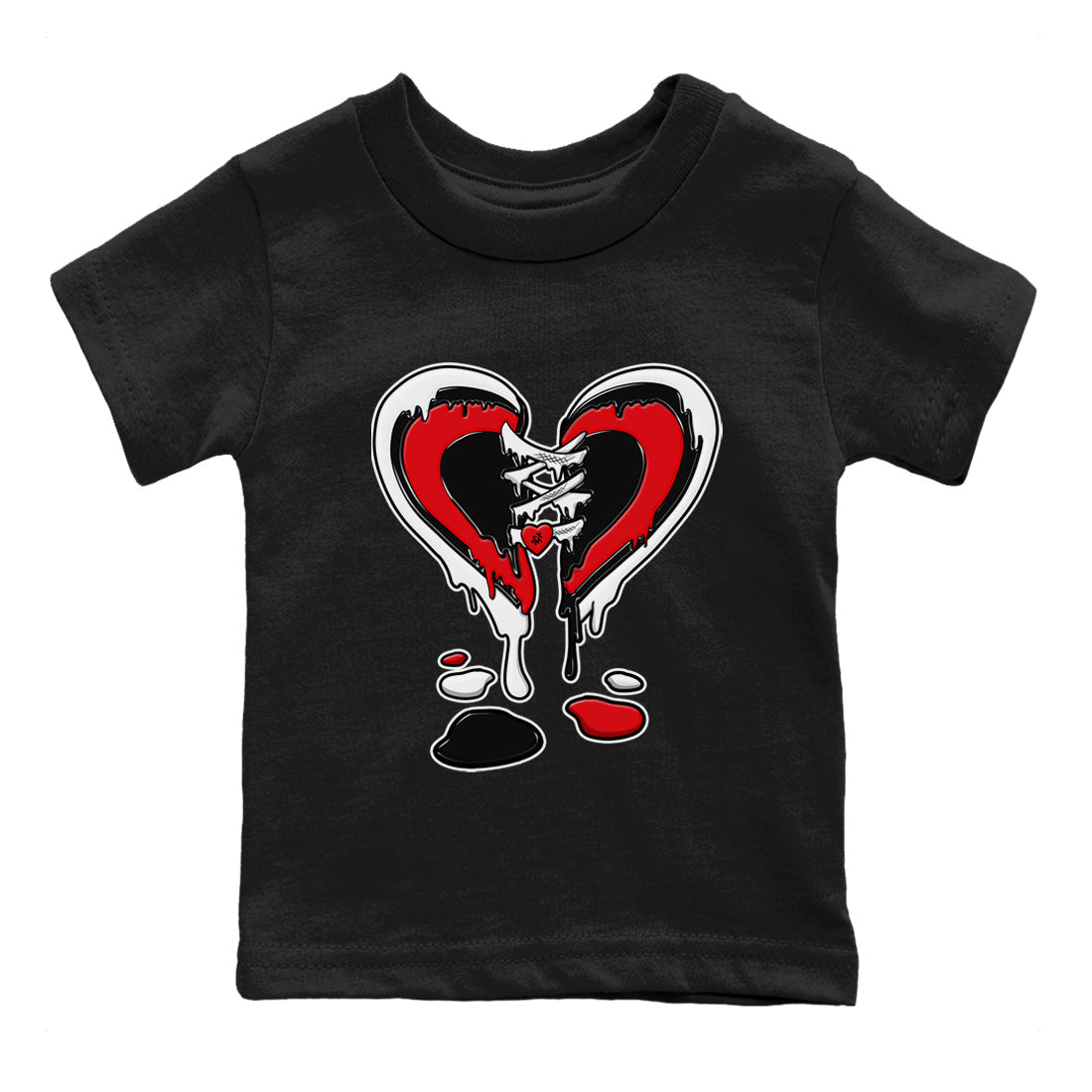 Melting Heart Kids Tops - Air Jordan 6 Toro Bravo
