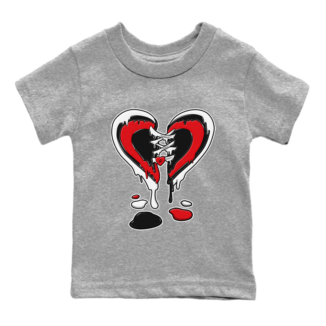 Melting Heart Kids Tops - Air Jordan 6 Toro Bravo