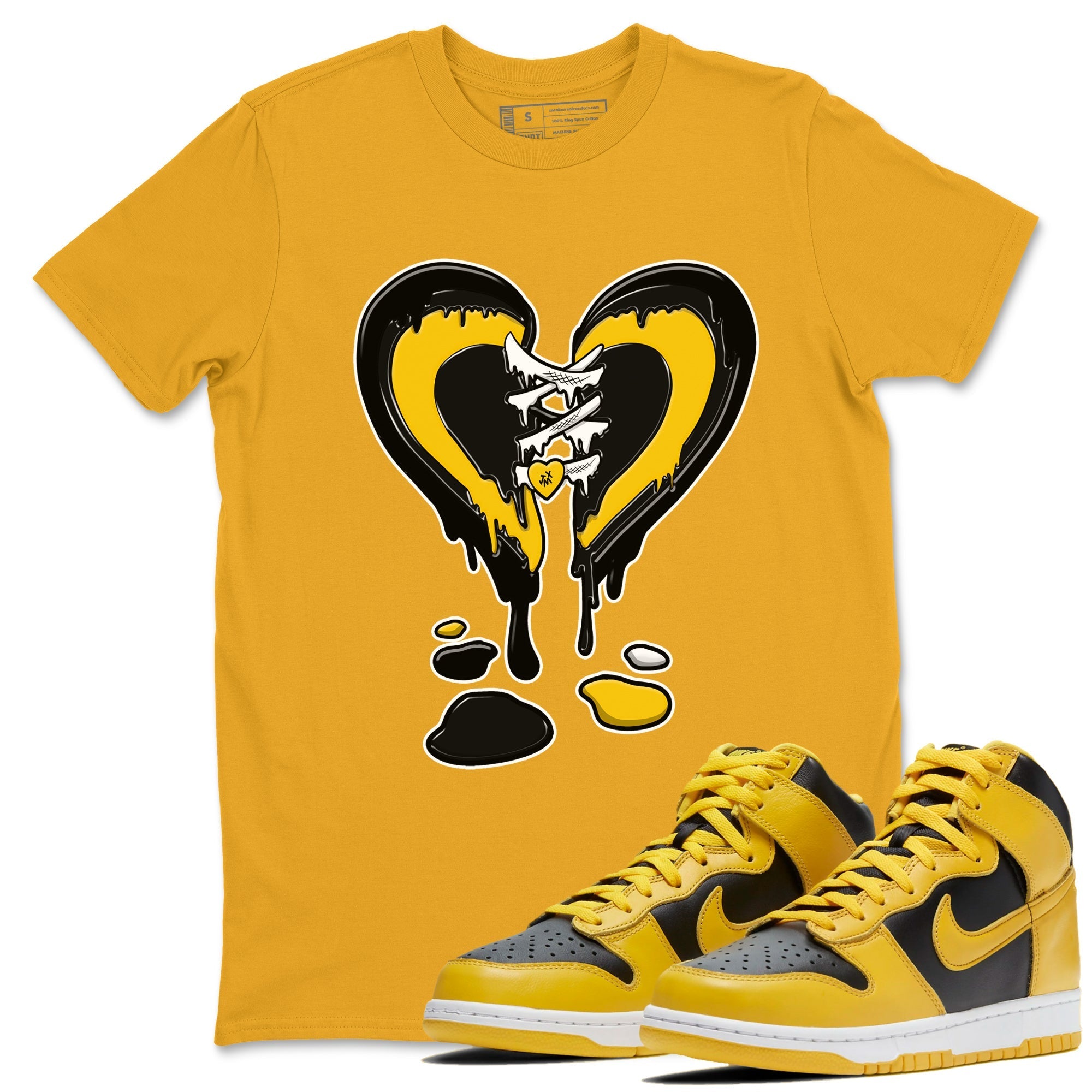 Melting Heart snkmatch Tees - Dunk High Pollen