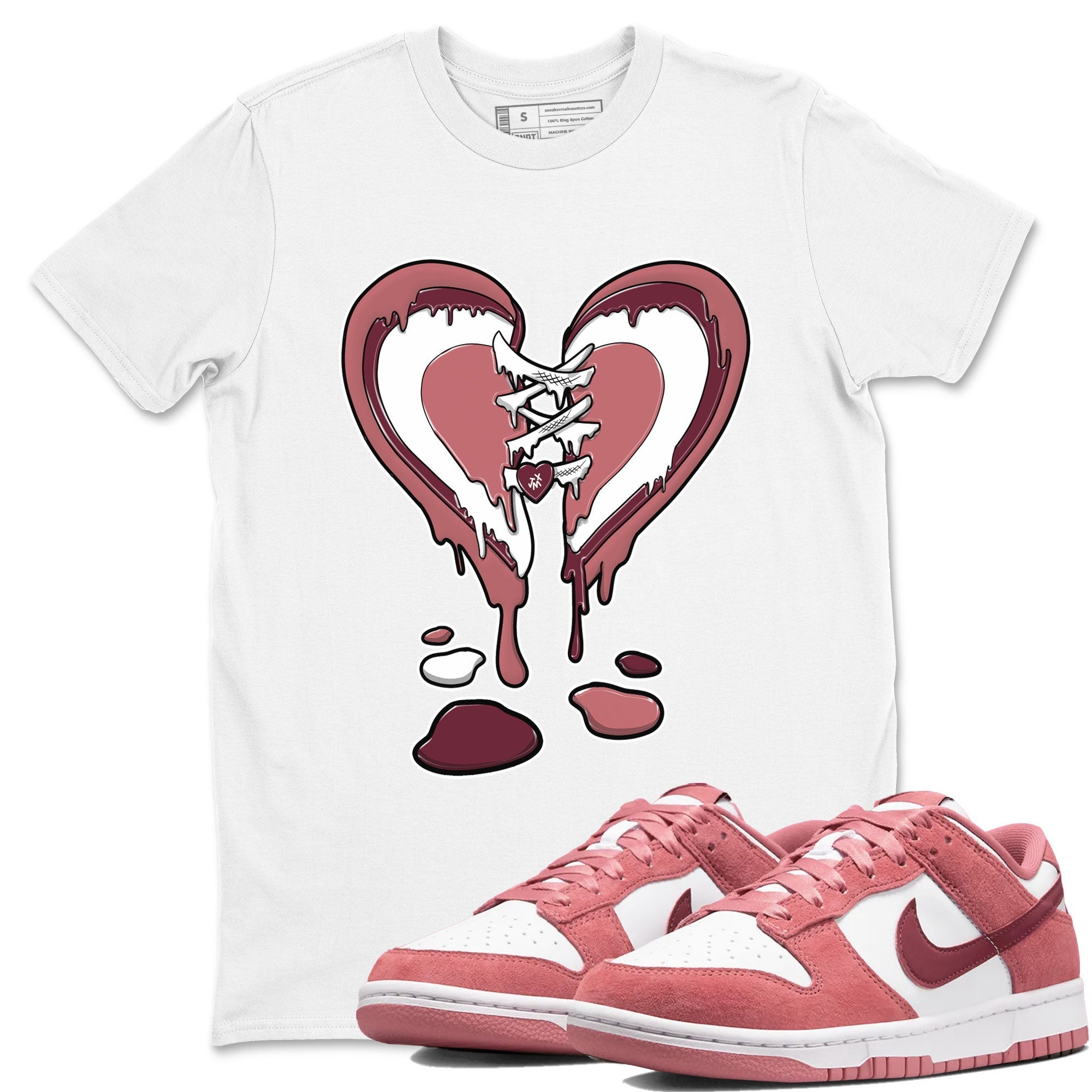 Melting Heart snkmatch Tee - Dunk Valentines Day 2024