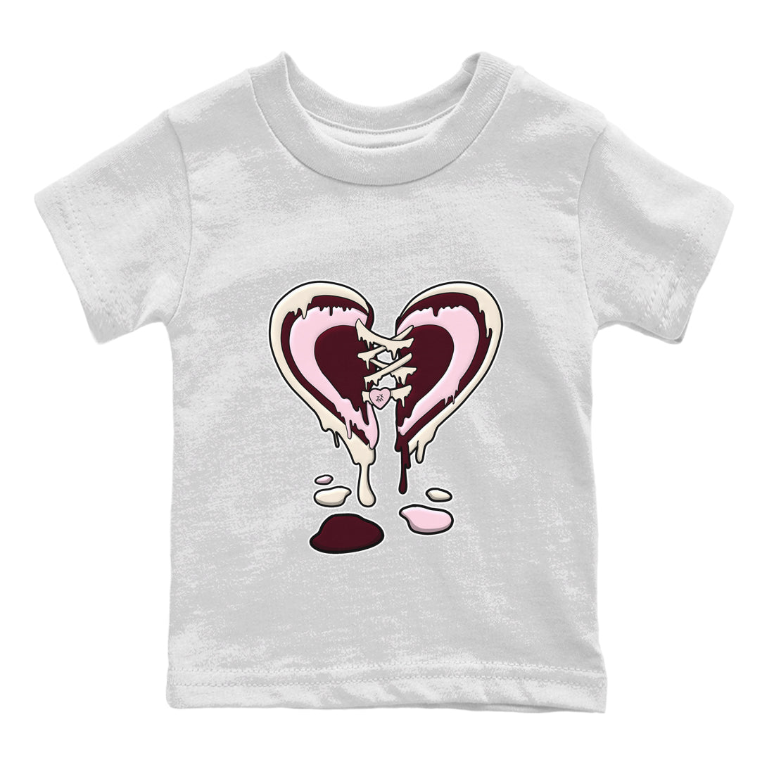 Melting Heart Kids Tops - Dunk Valentines Day
