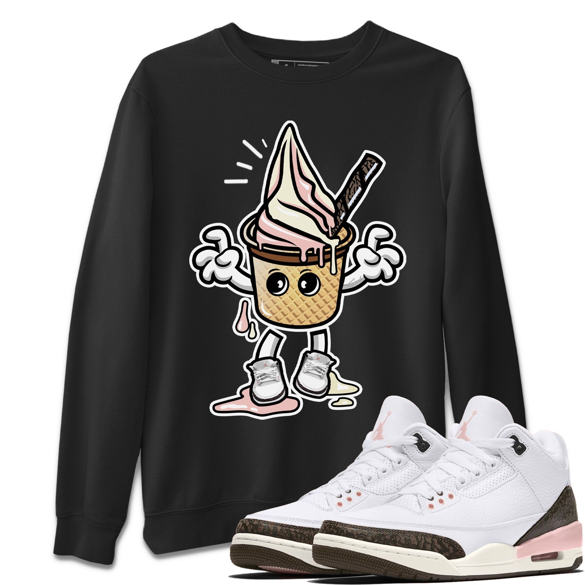 Melting Ice Cream Unisex Tops - Air Jordan 3 Atmosphere