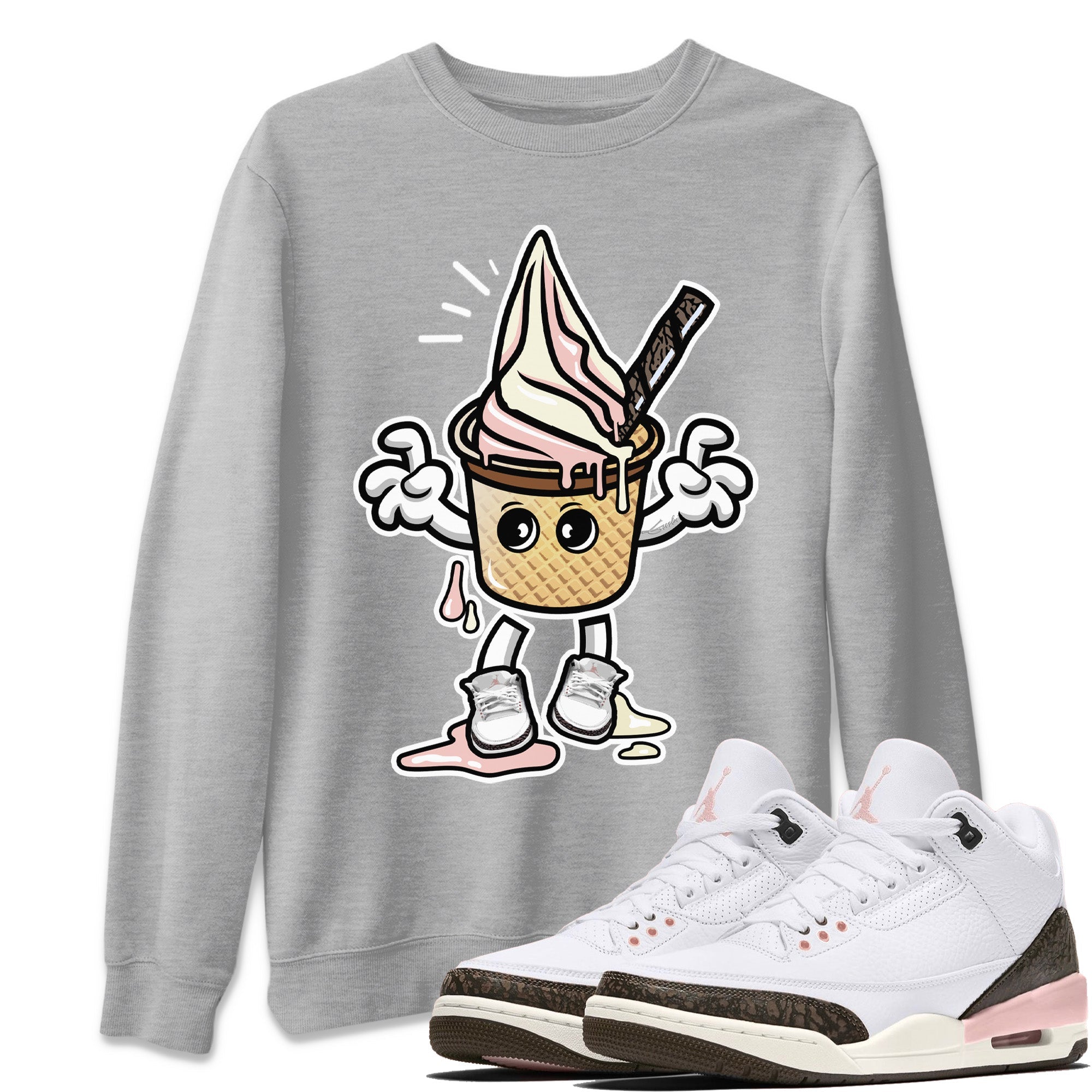 Melting Ice Cream Unisex Tops - Air Jordan 3 Atmosphere