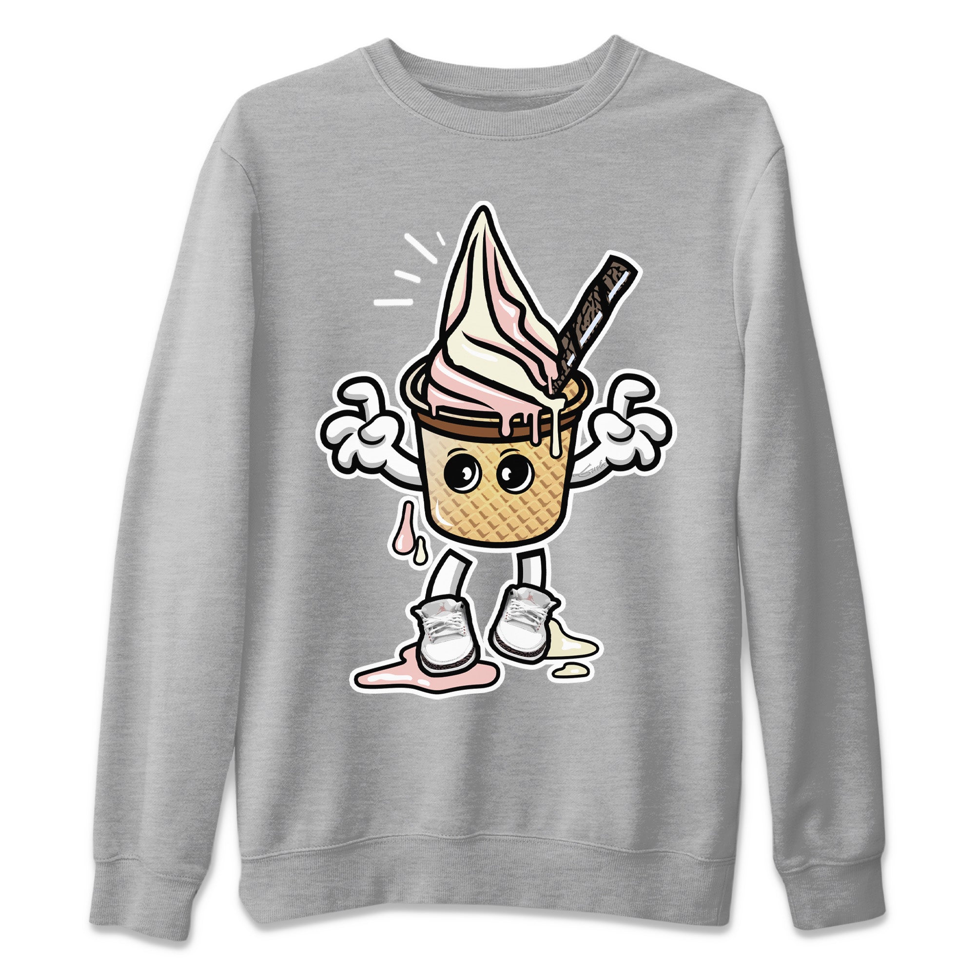 Melting Ice Cream Unisex Tops - Air Jordan 3 Atmosphere