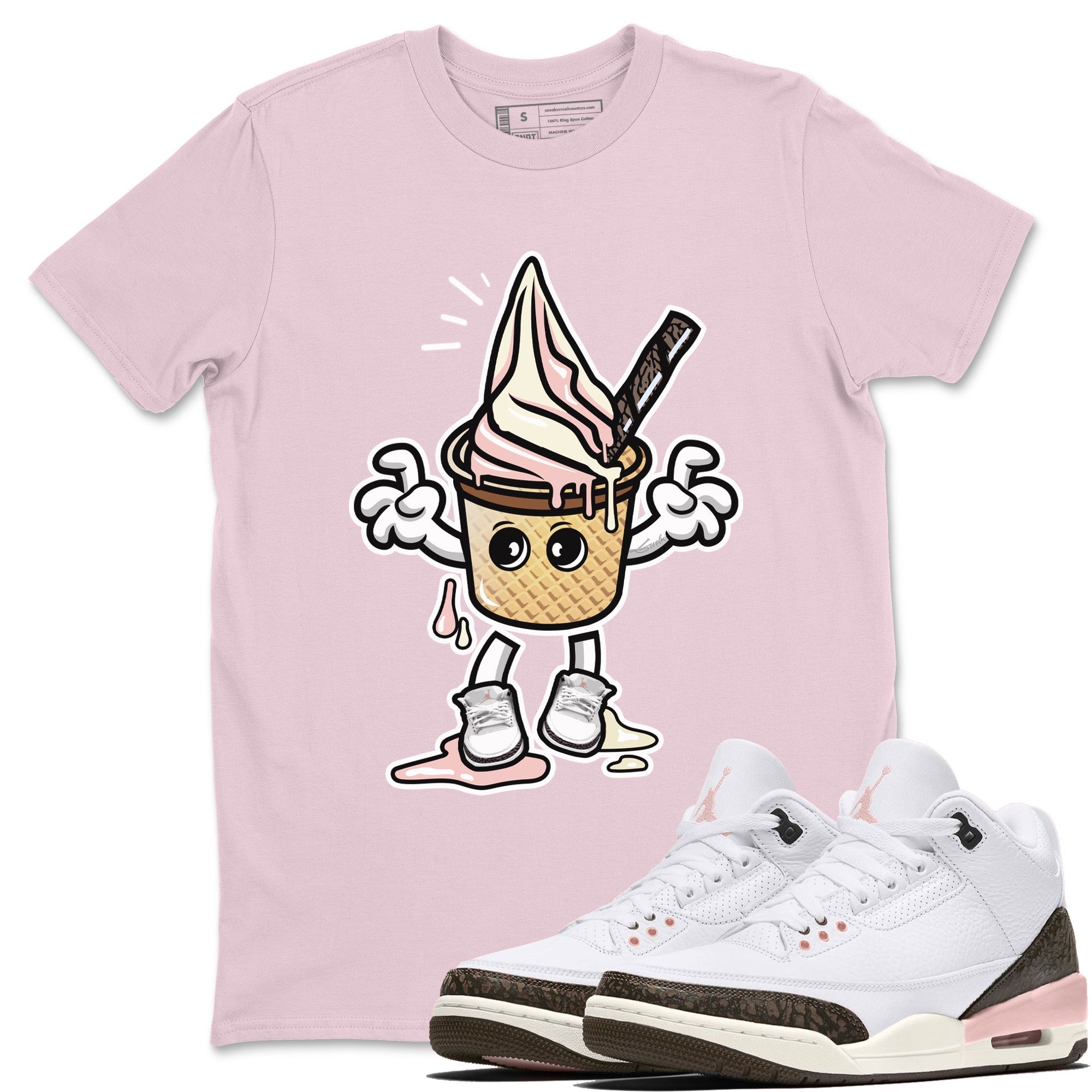 Melting Ice Cream Unisex Tops - Air Jordan 3 Atmosphere