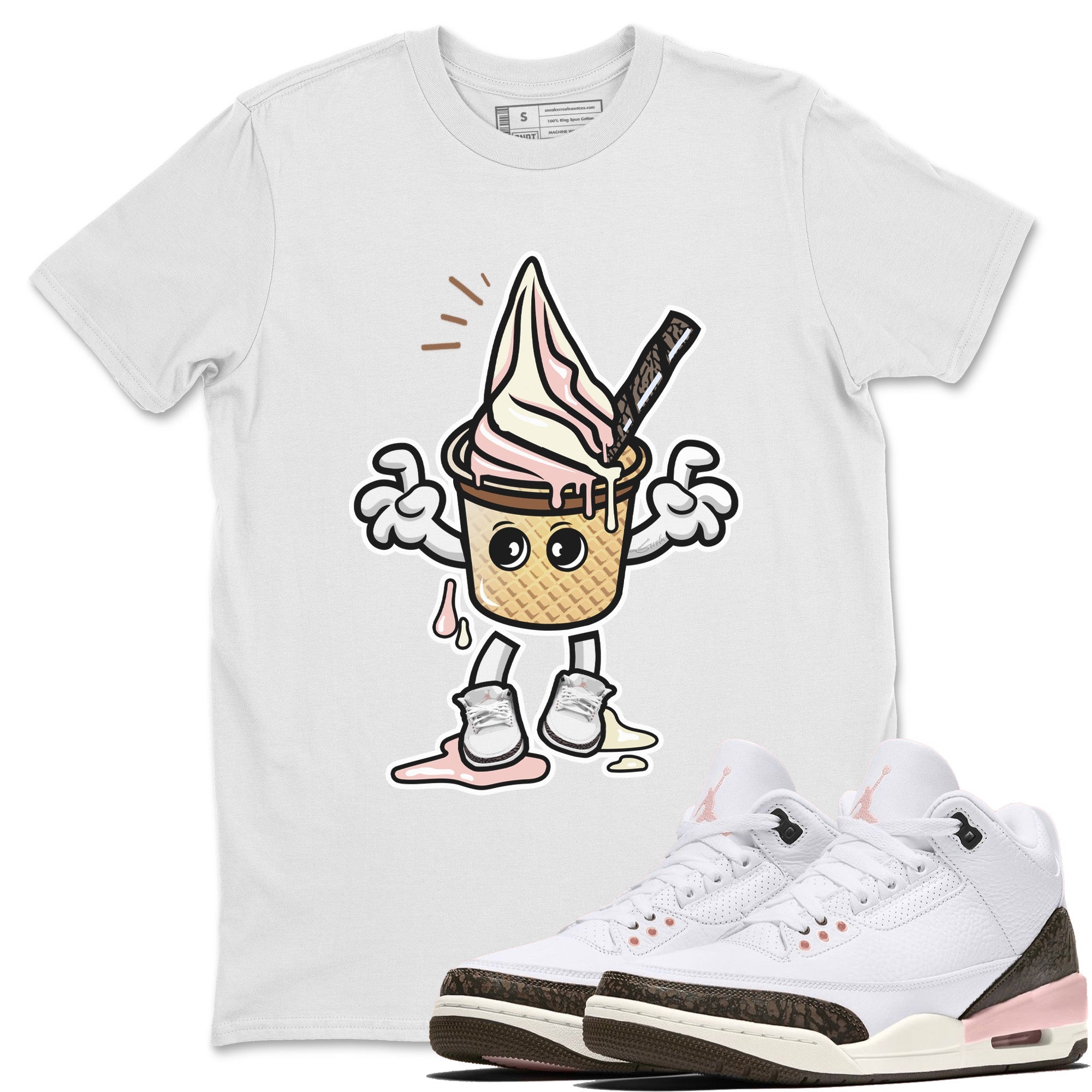 Melting Ice Cream Unisex Tops - Air Jordan 3 Atmosphere