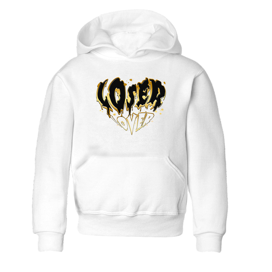 Melting Loser Lover snkmatch Tees Kids - Air Jordan 1 Black Metallic Gold