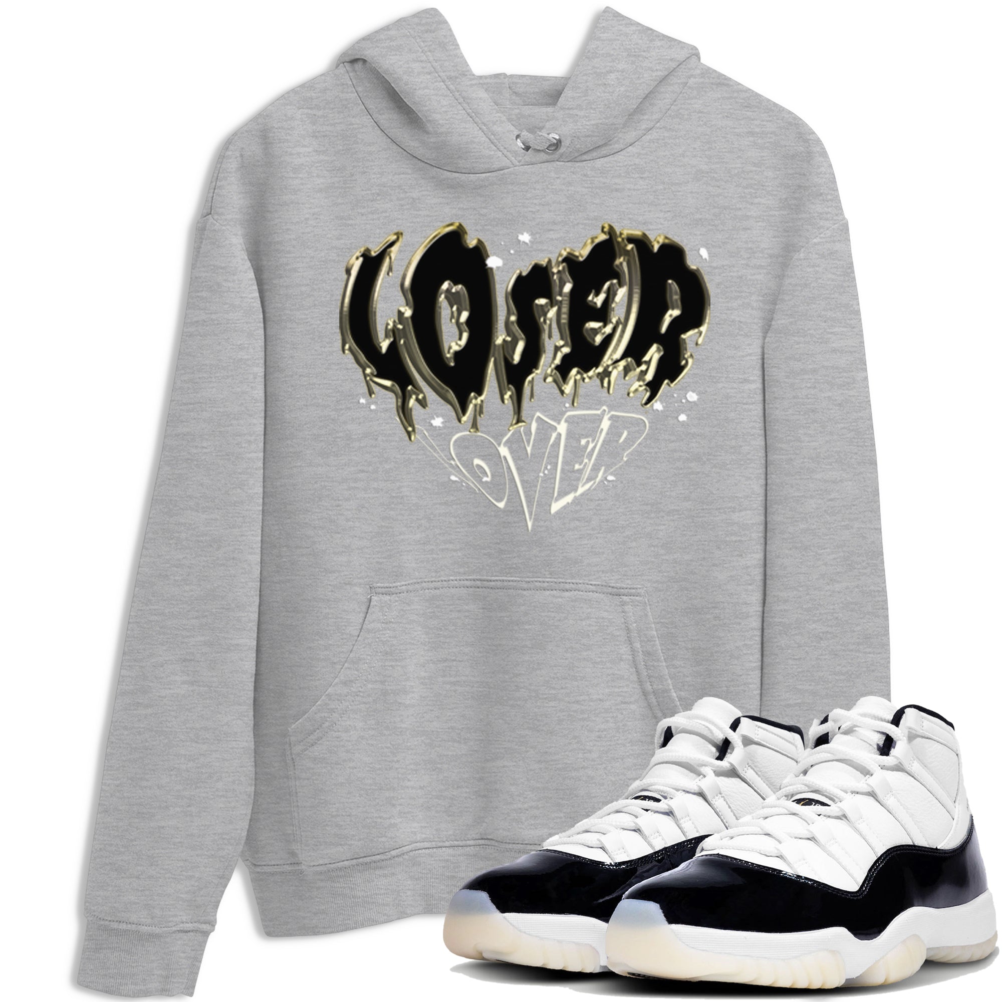 Melting Loser Lover snkmatch Tees - Air Jordan 11 Gratitude