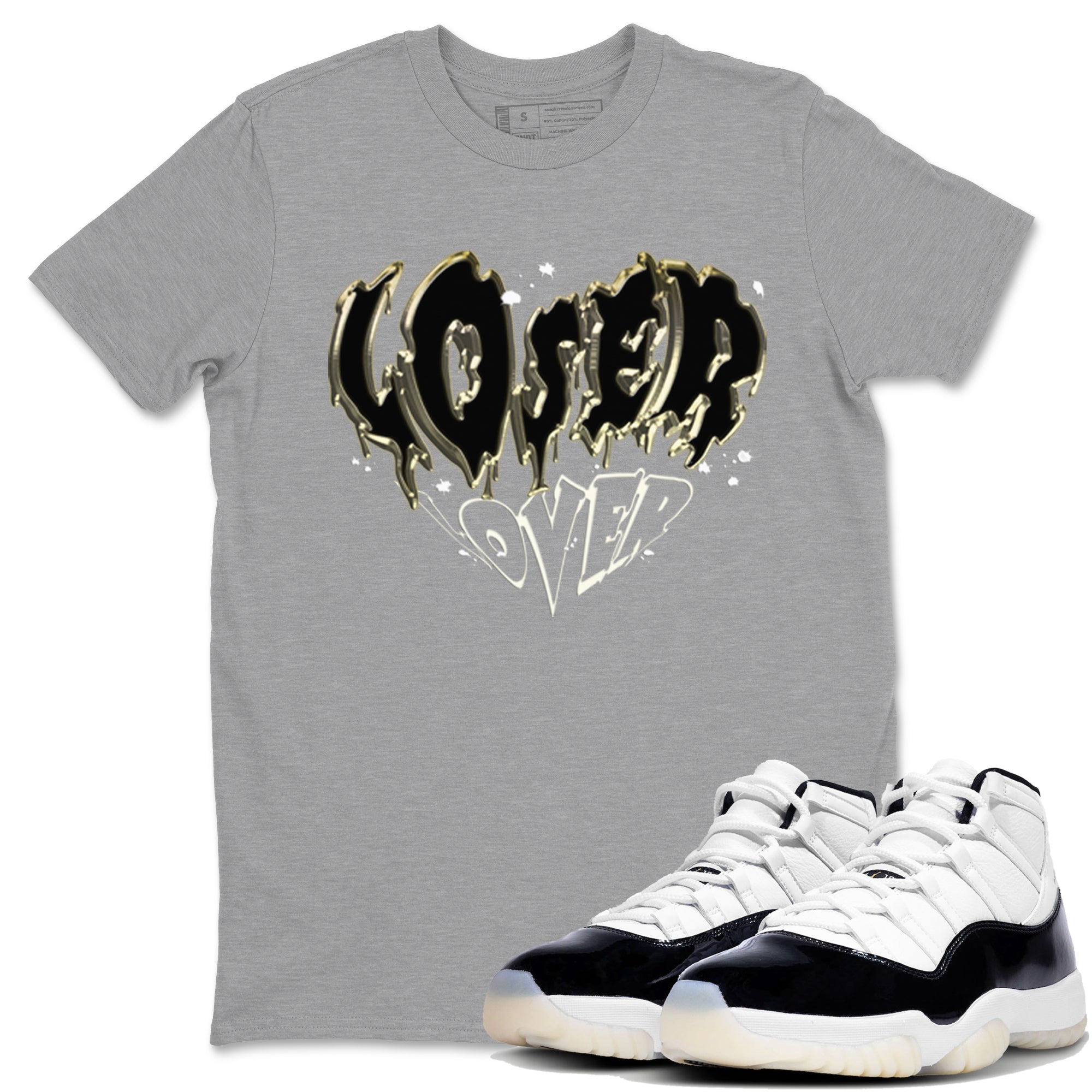 Melting Loser Lover snkmatch Tees - Air Jordan 11 Gratitude