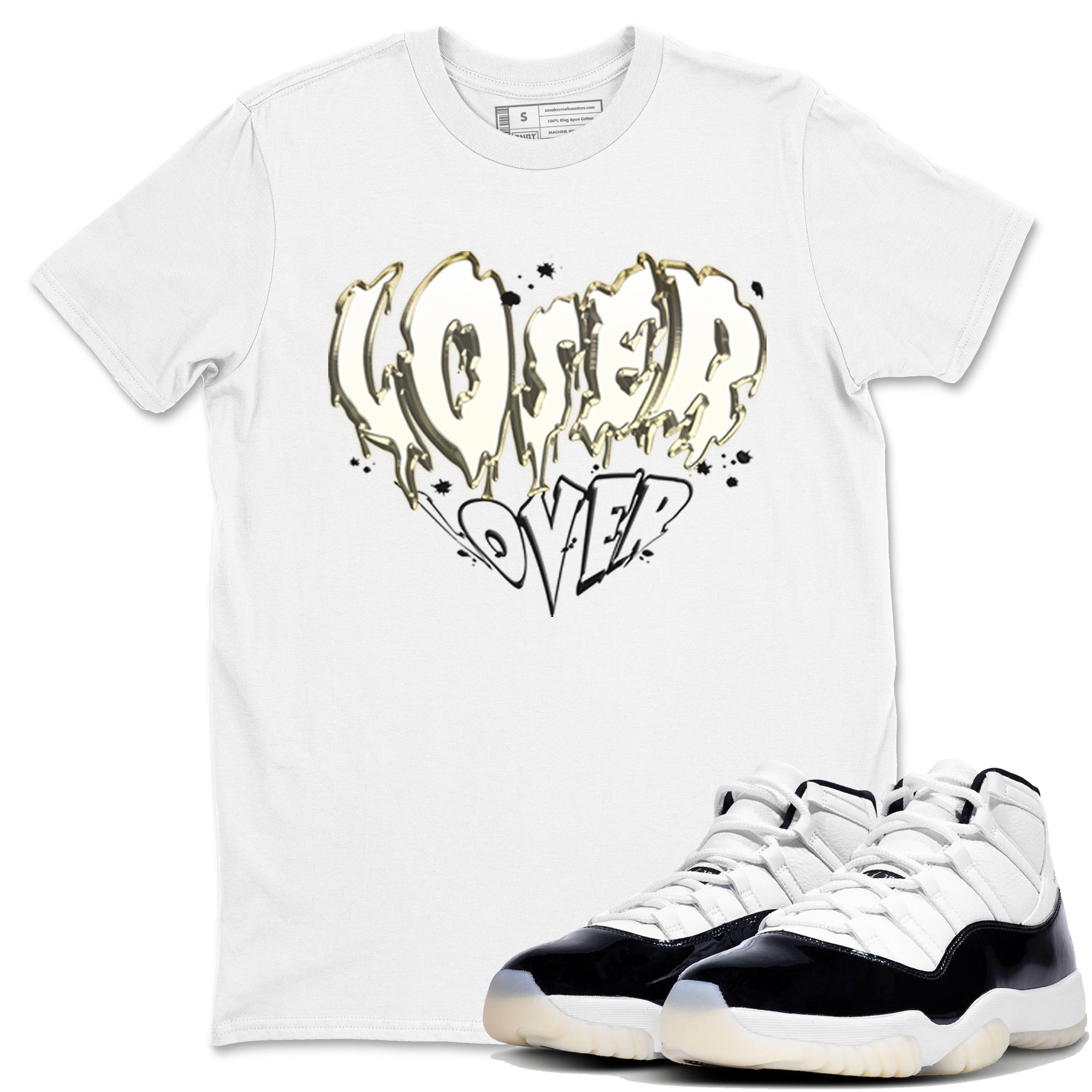 Melting Loser Lover snkmatch Tees - Air Jordan 11 Gratitude
