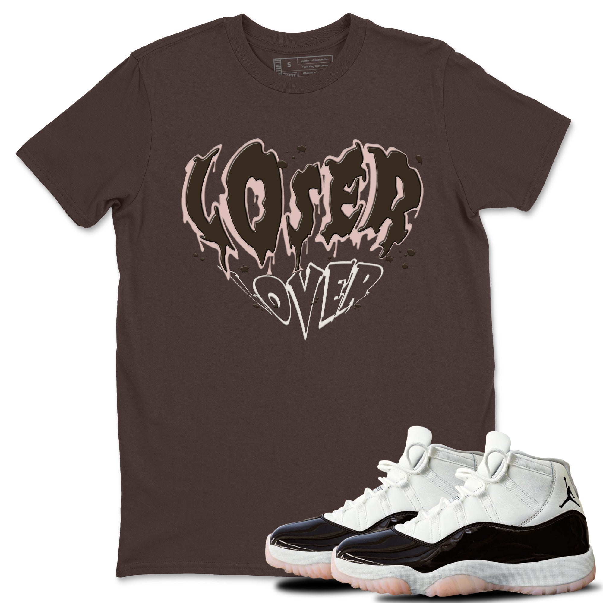 Melting Loser Lover snkmatch Tee - Air Jordan 11 Neapolitan