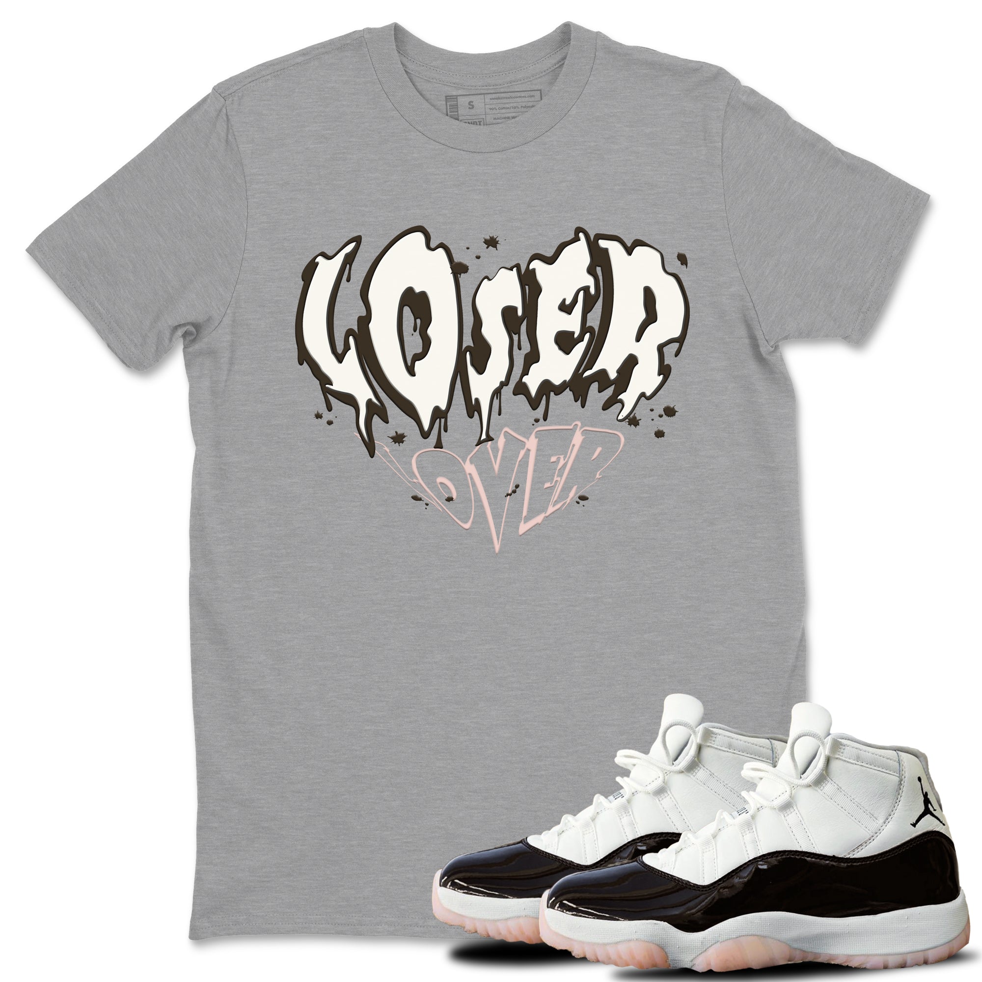 Melting Loser Lover snkmatch Tee - Air Jordan 11 Neapolitan
