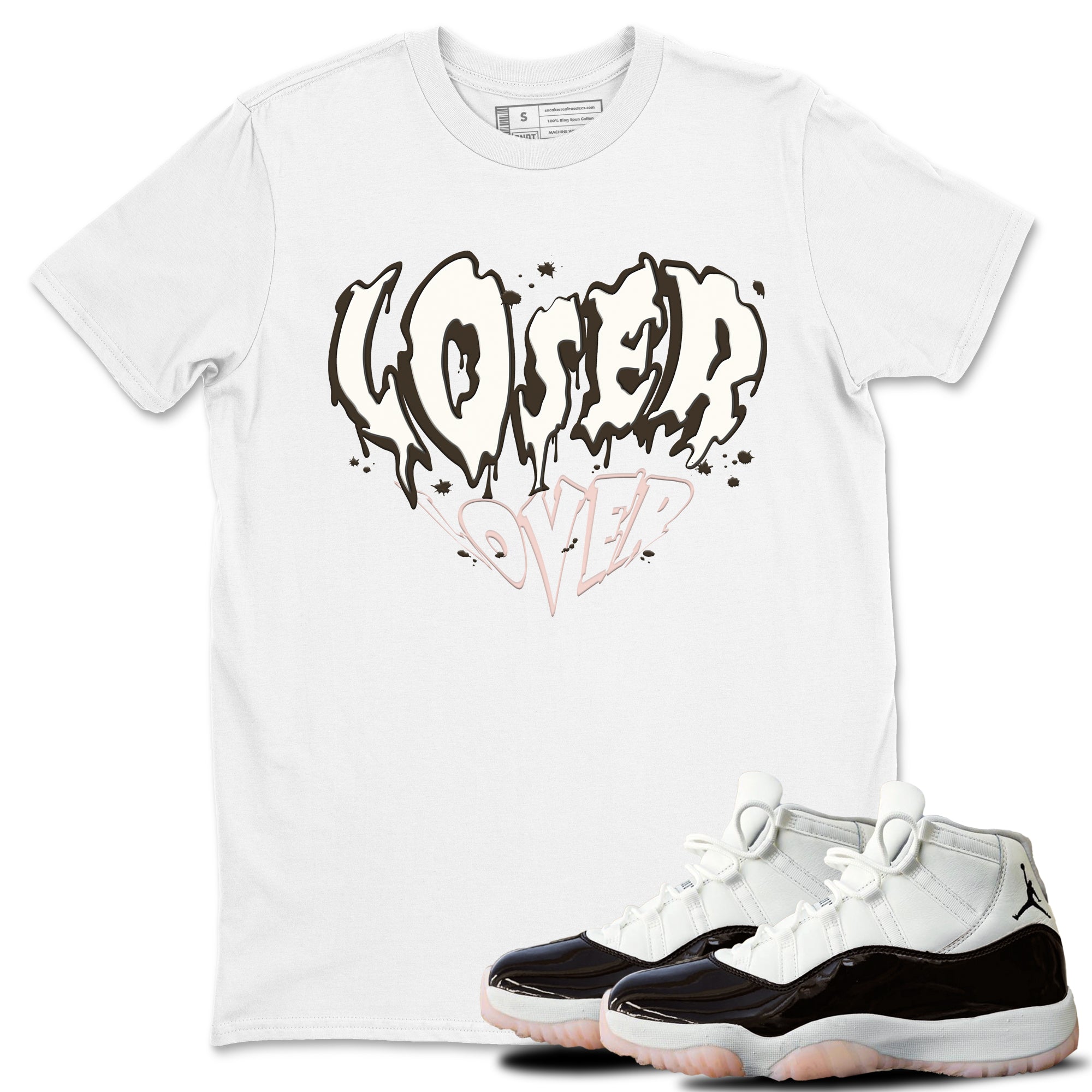 Melting Loser Lover snkmatch Tee - Air Jordan 11 Neapolitan
