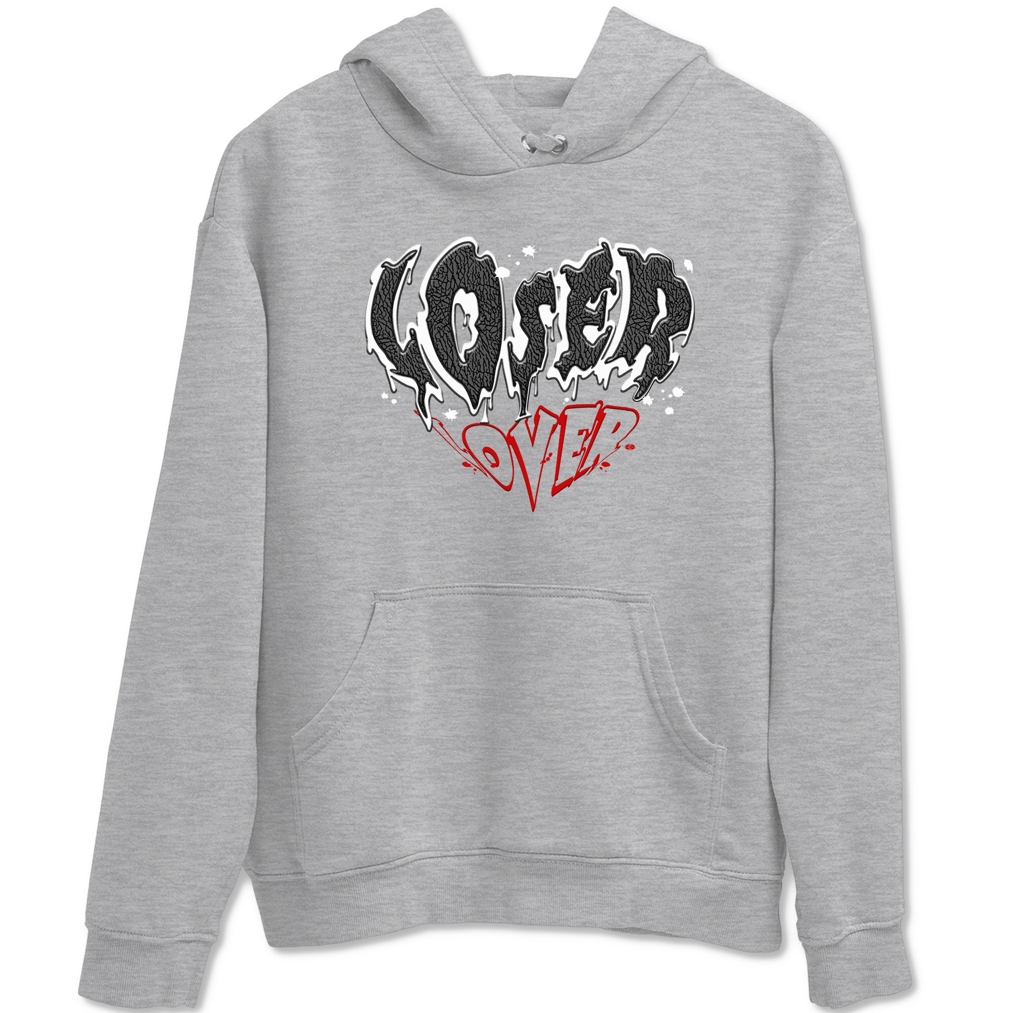 Melting Loser Lover snkmatch Tees - Air Jordan 3 Cement Grey