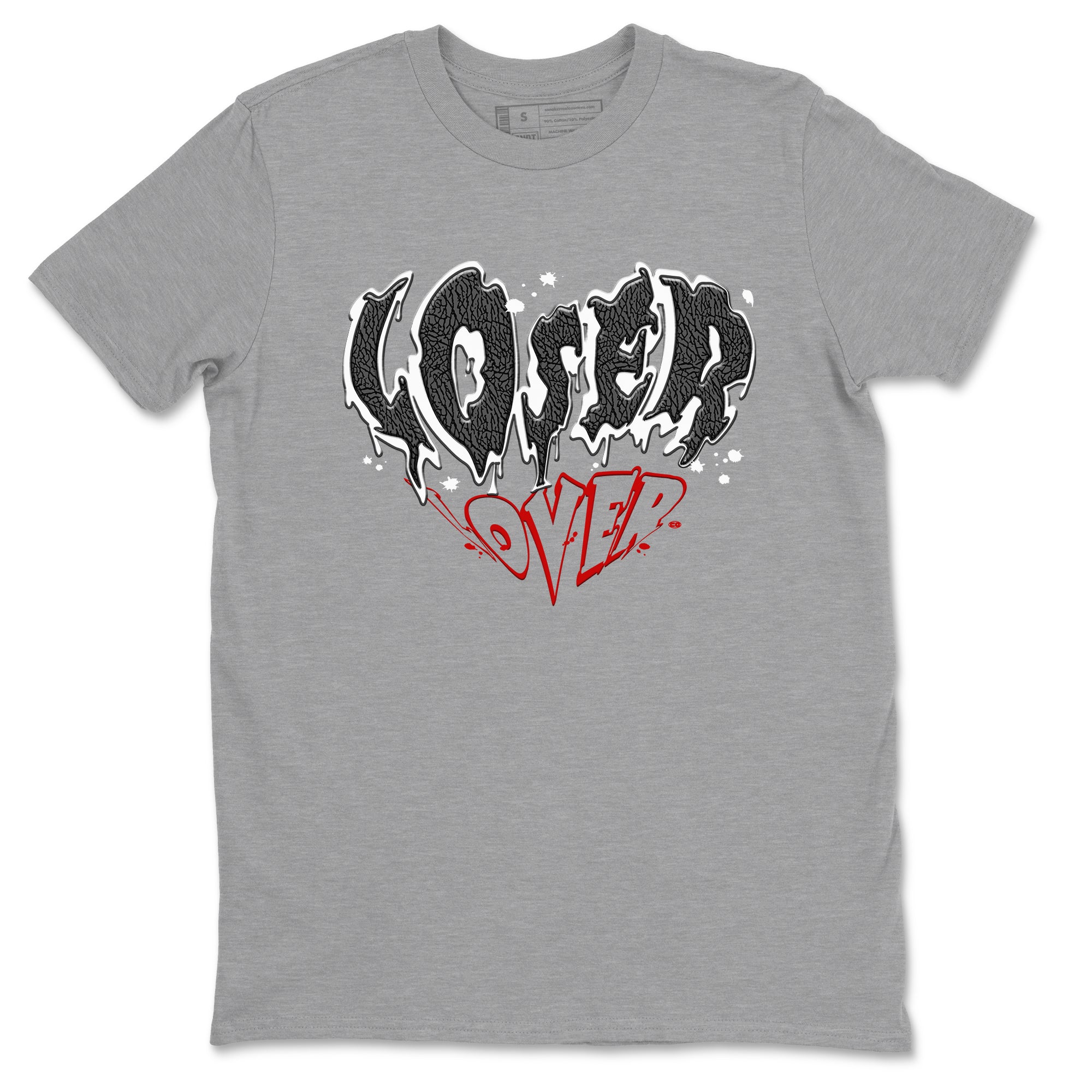 Melting Loser Lover snkmatch Tees - Air Jordan 3 Cement Grey