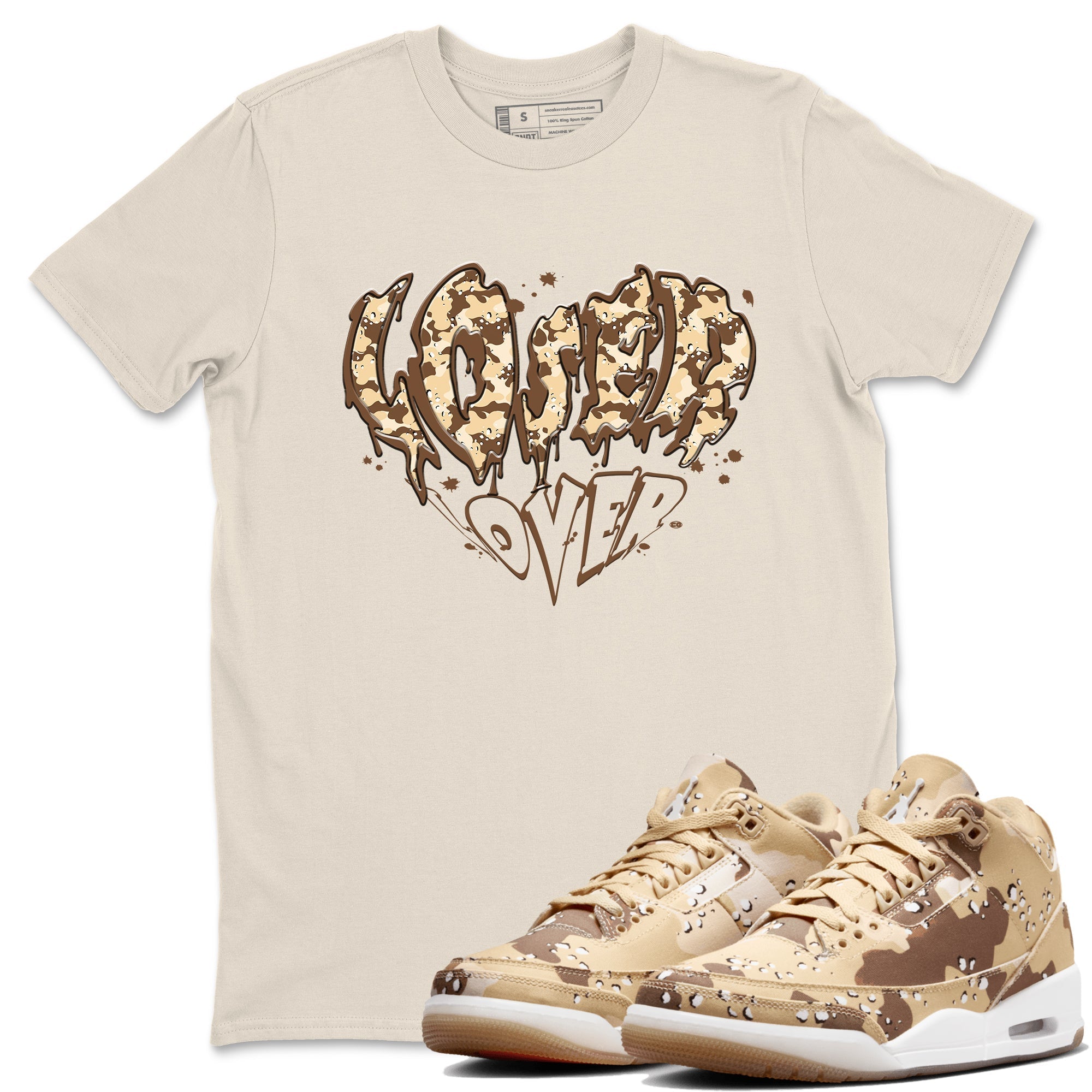 Melting Loser Lover snkmatch Tees - Air Jordan 3 Desert Camo
