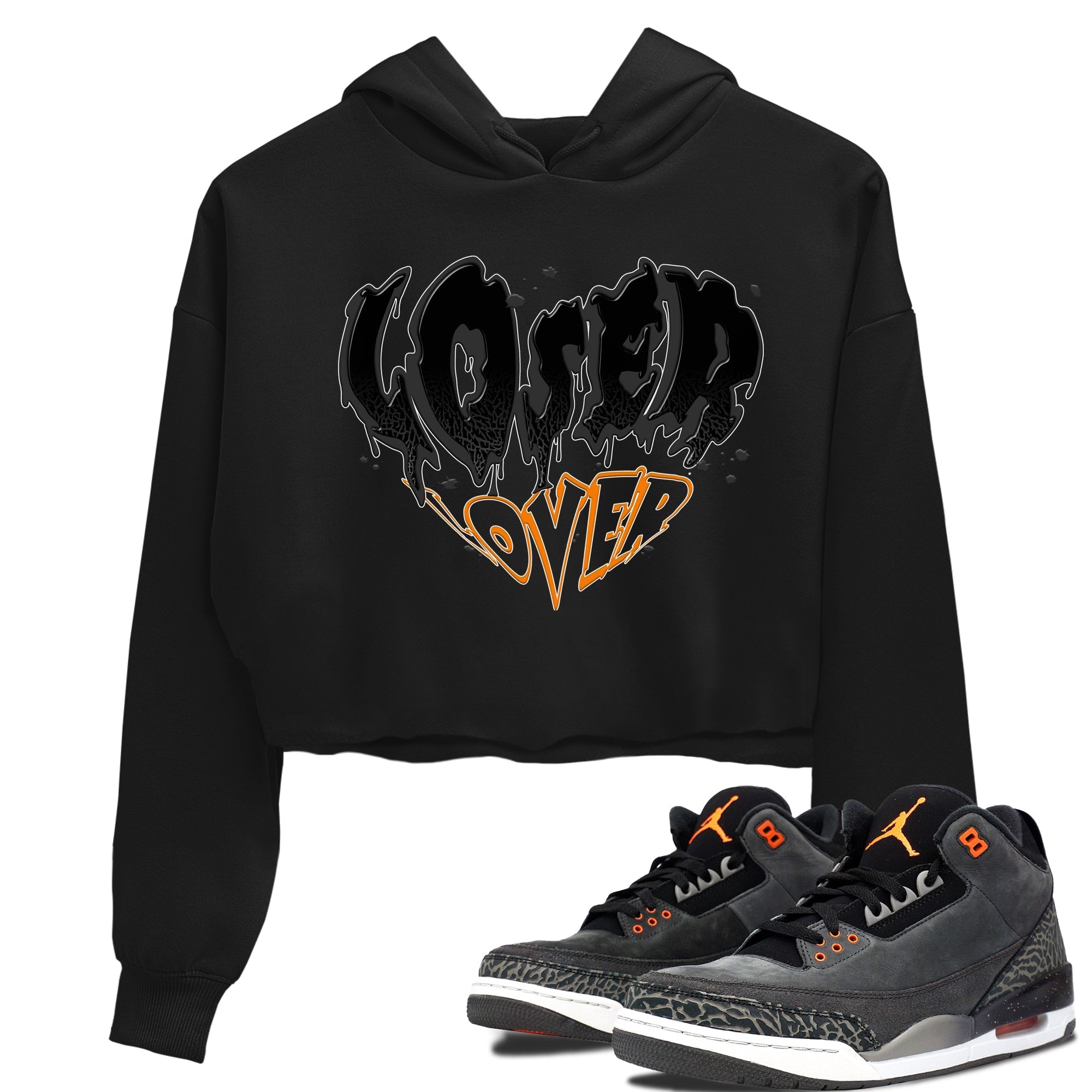Melting Loser Lover snkmatch Women's Top - Air Jordan 3 Fear