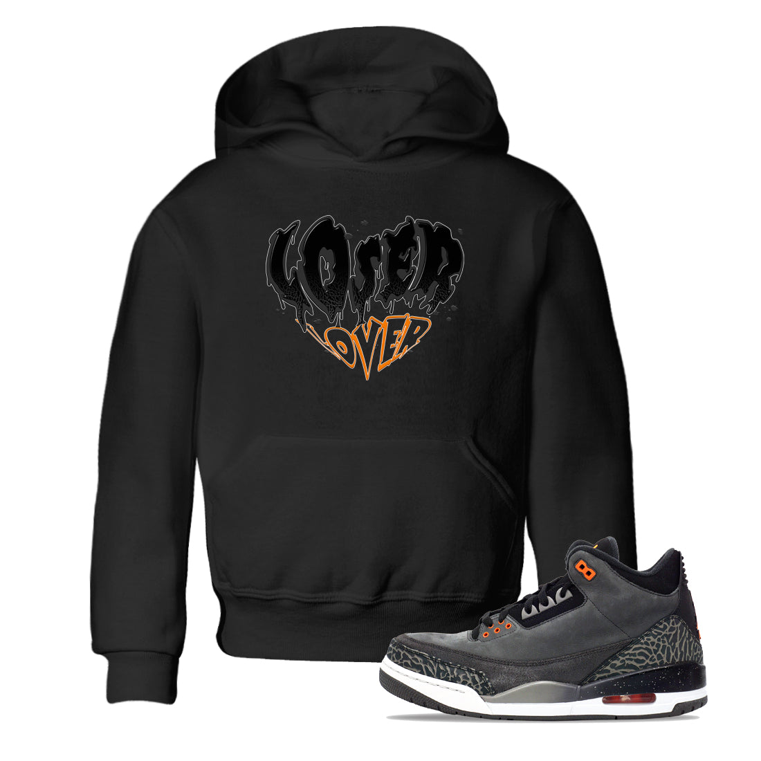 Melting Loser Lover snkmatch Tees Kids - Air Jordan 3  Fear