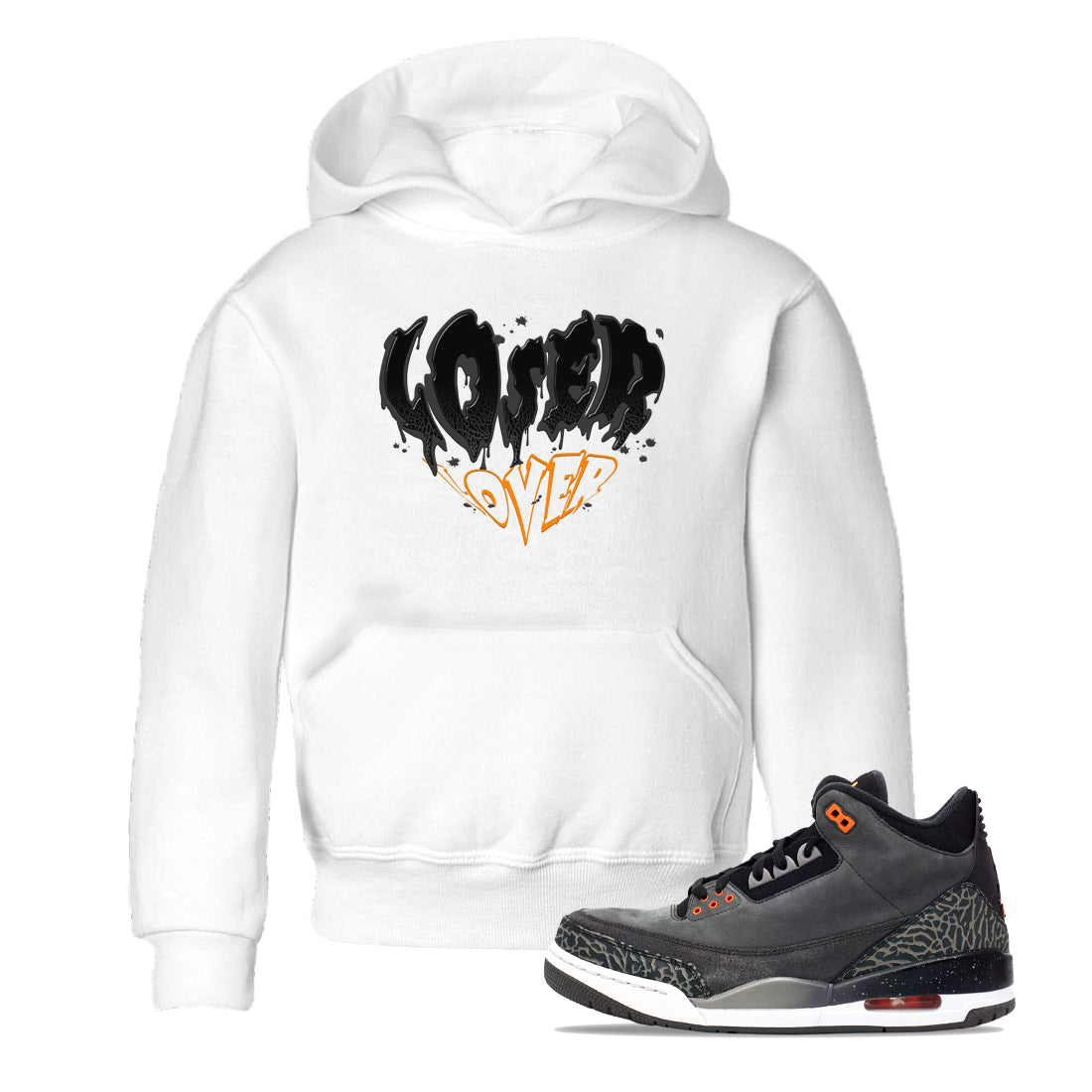 Melting Loser Lover snkmatch Tees Kids - Air Jordan 3  Fear