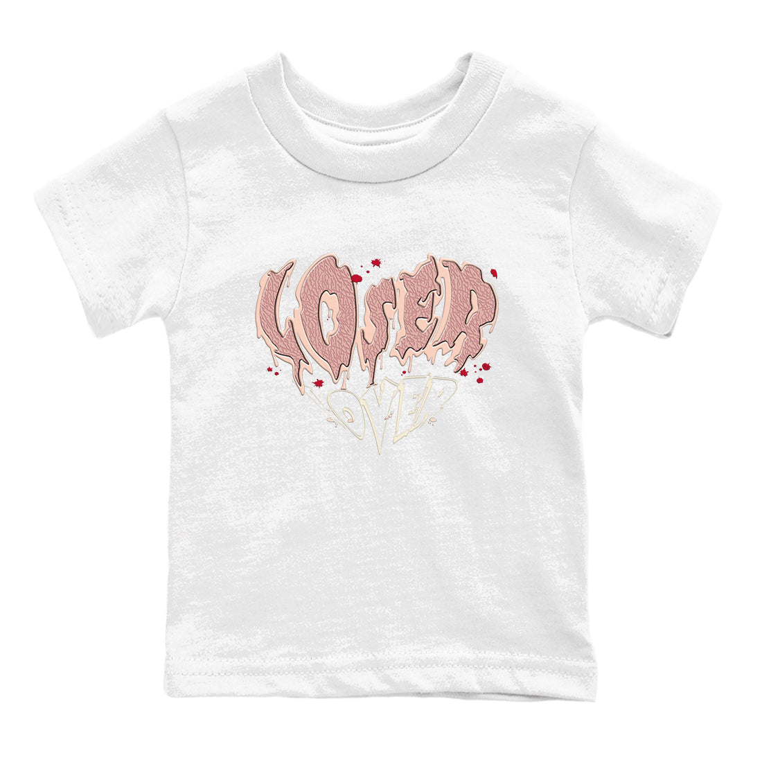 Melting Loser Lover snkmatch Tees Kids - Air Jordan 3 Valentines Day