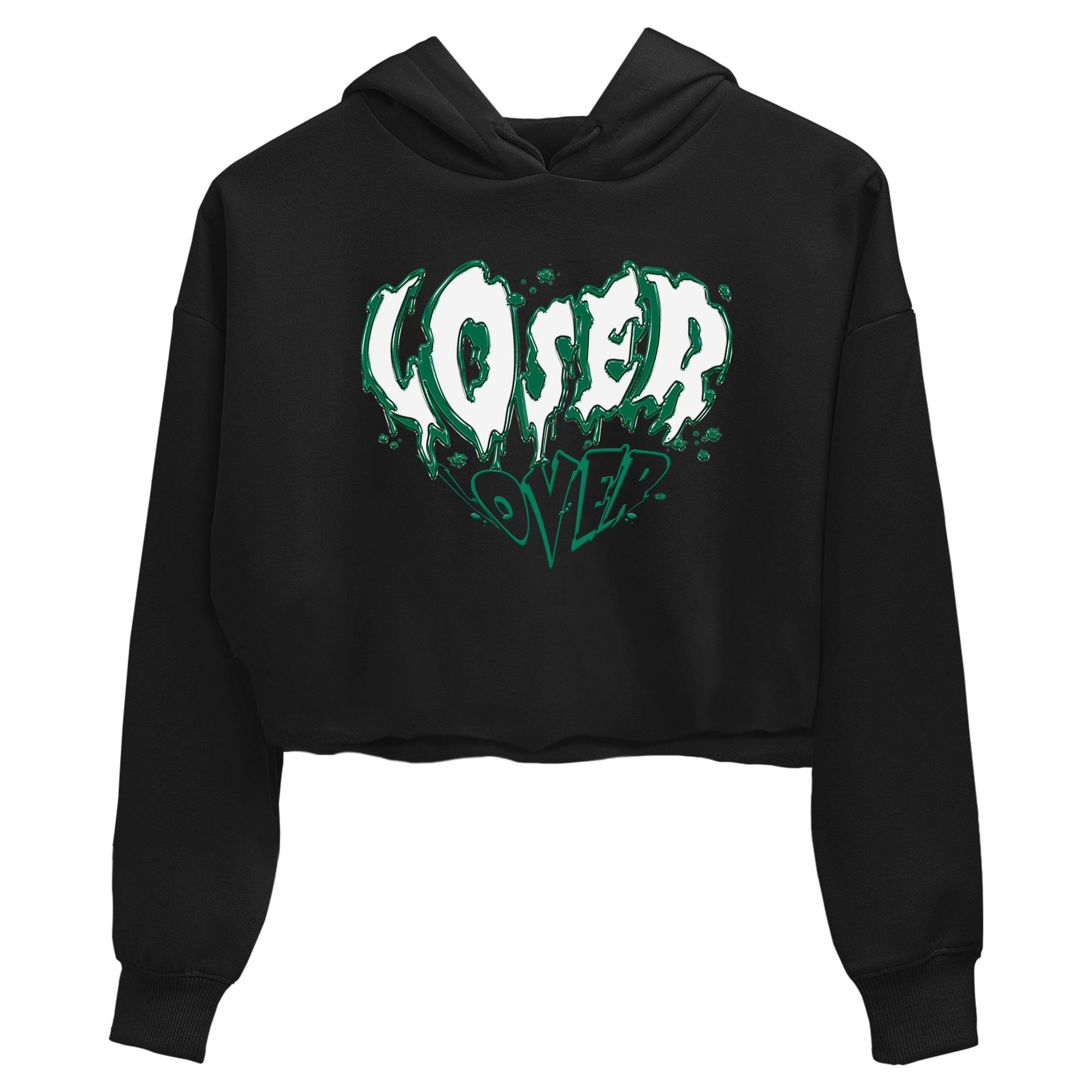 Melting Loser Lover snkmatch Women's Top - Air Jordan 4 Oxidized Green