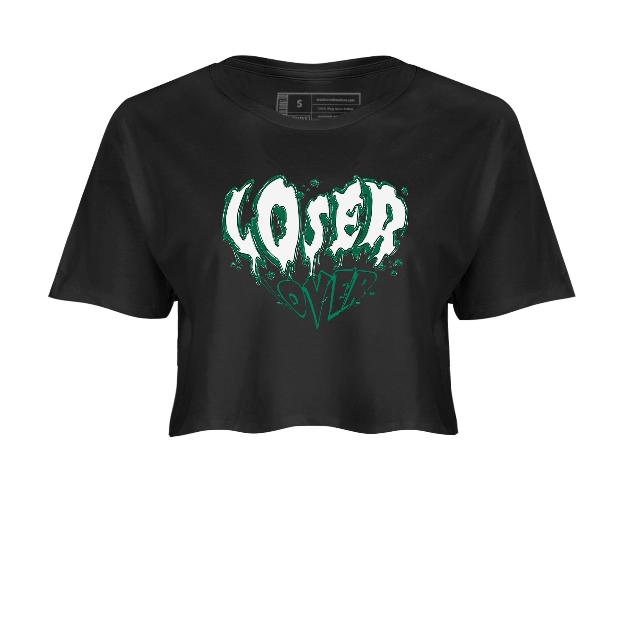 Melting Loser Lover snkmatch Women's Top - Air Jordan 4 Oxidized Green