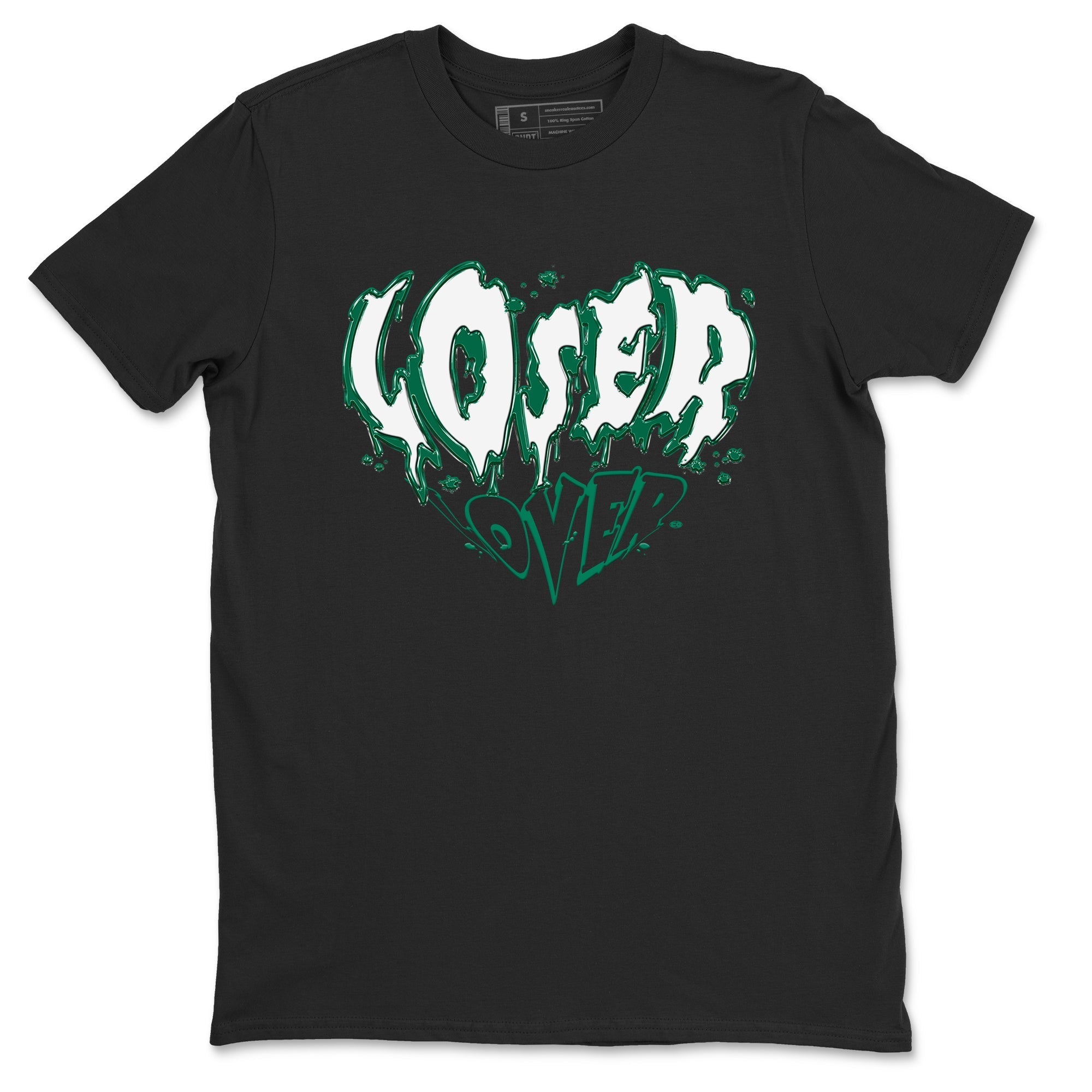 Melting Loser Lover snkmatch Tees - Air Jordan 4 Oxidized Green