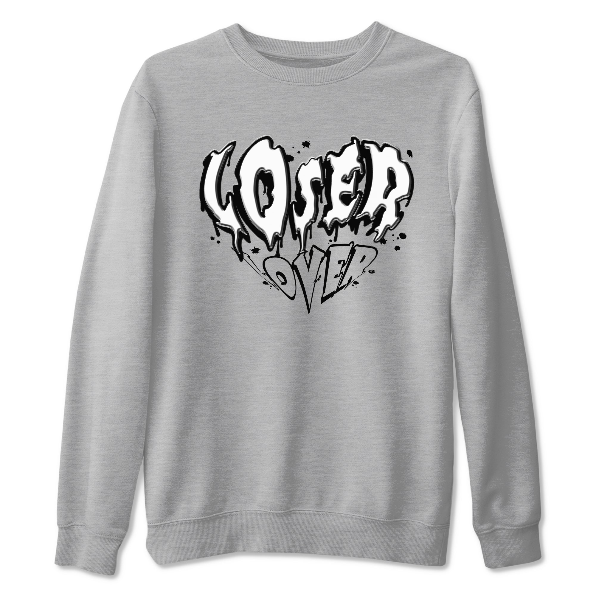 Melting Loser Lover snkmatch Tees - Air Jordan 4 White Thunder