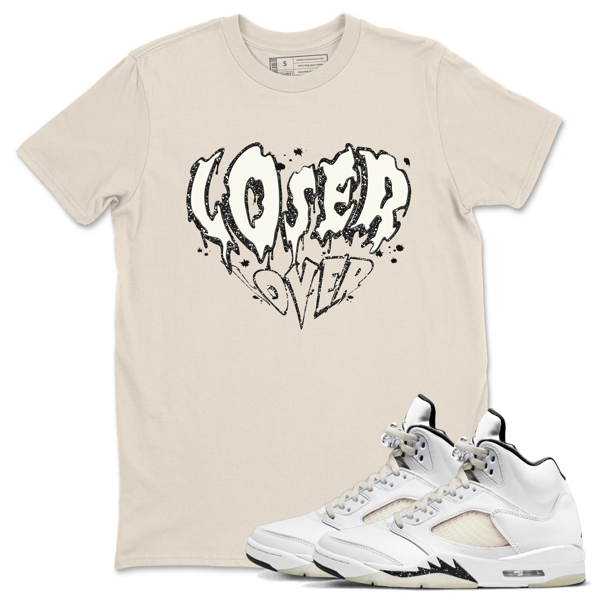 Melting Loser Lover snkmatch Tees - Air Jordan 5 Sail