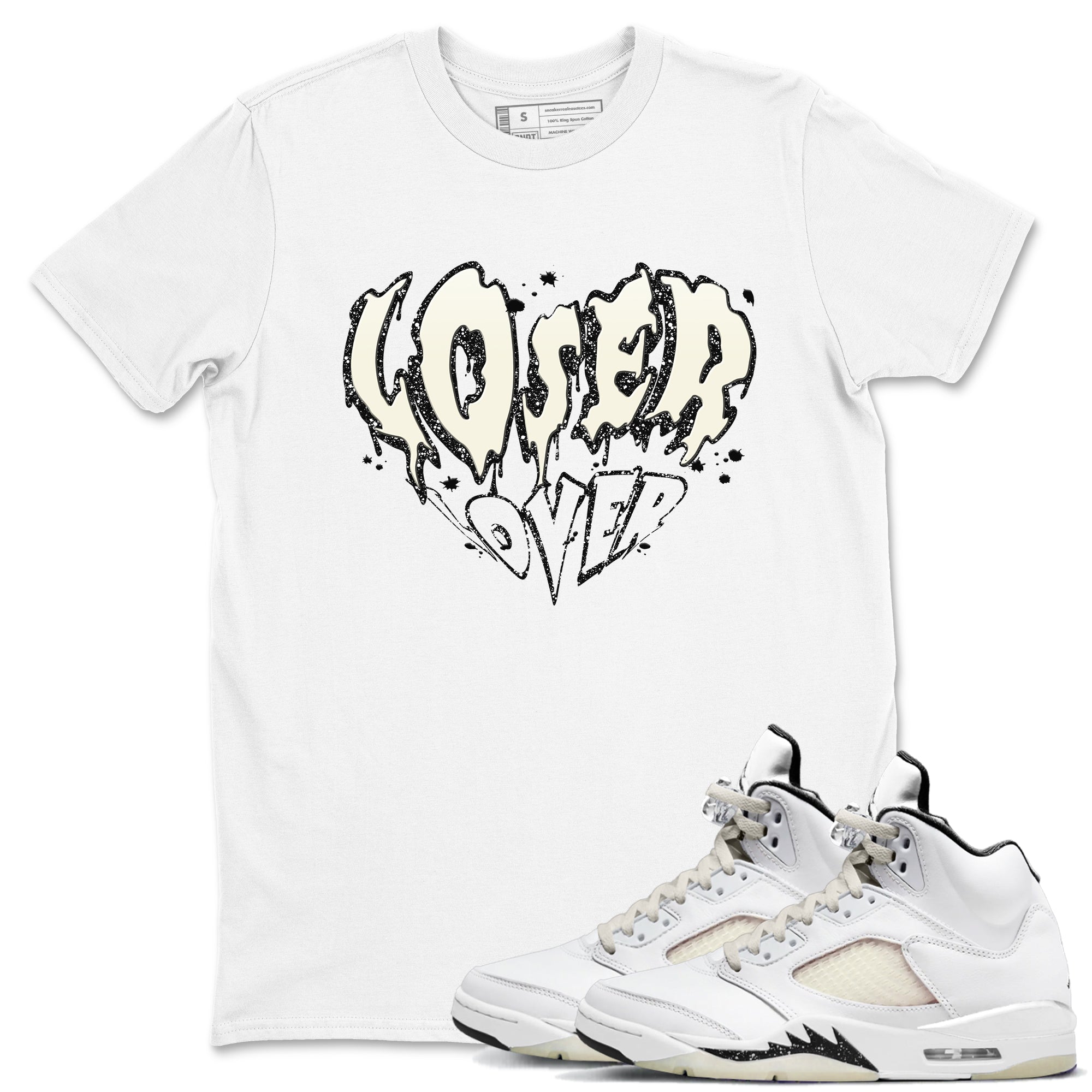 Melting Loser Lover snkmatch Tees - Air Jordan 5 Sail