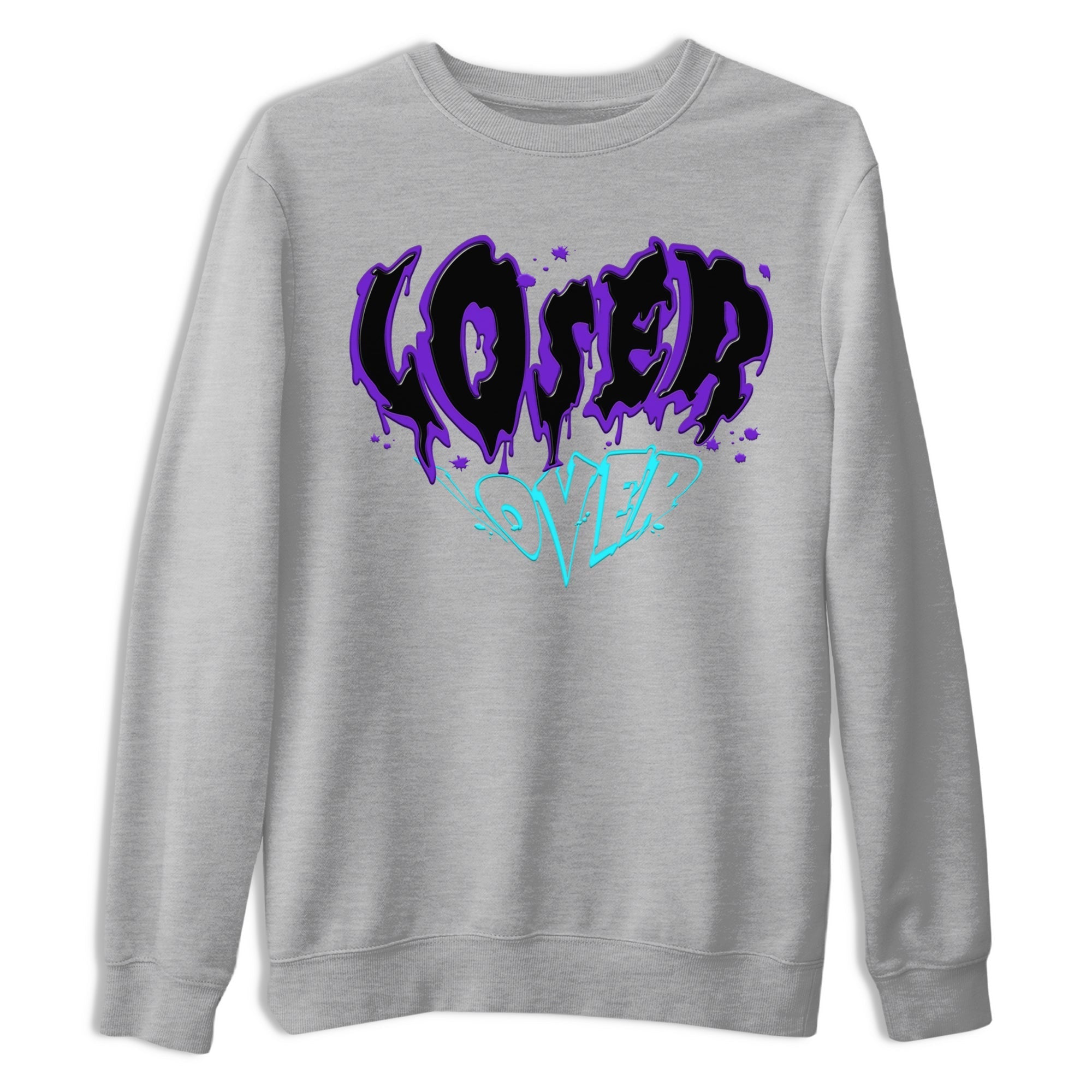 Melting Loser Lover snkmatch Tee - Air Jordan 6 Aqua