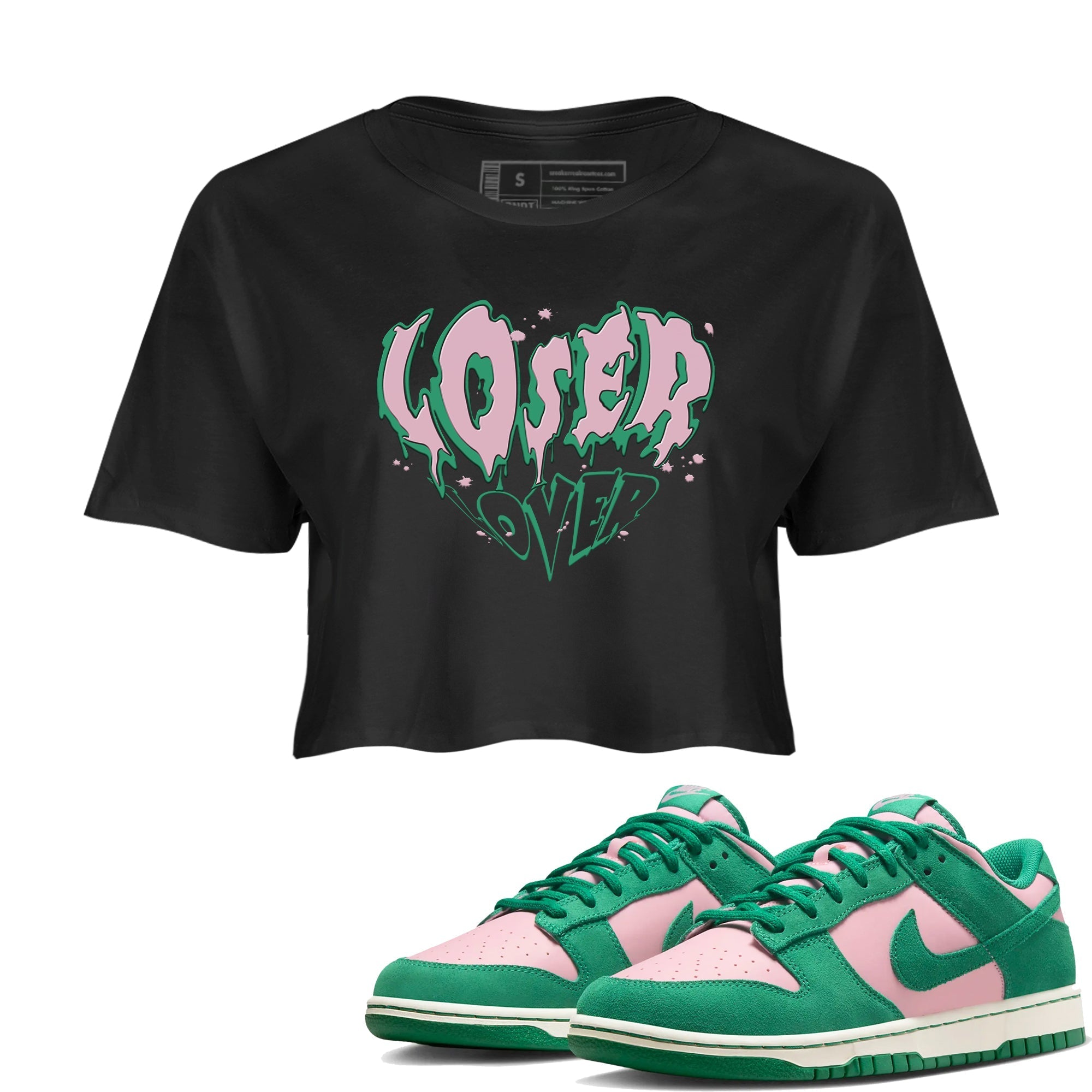 Melting Loser Lover snkmatch Women's Top - Dunk Medium Soft Pink Malachite