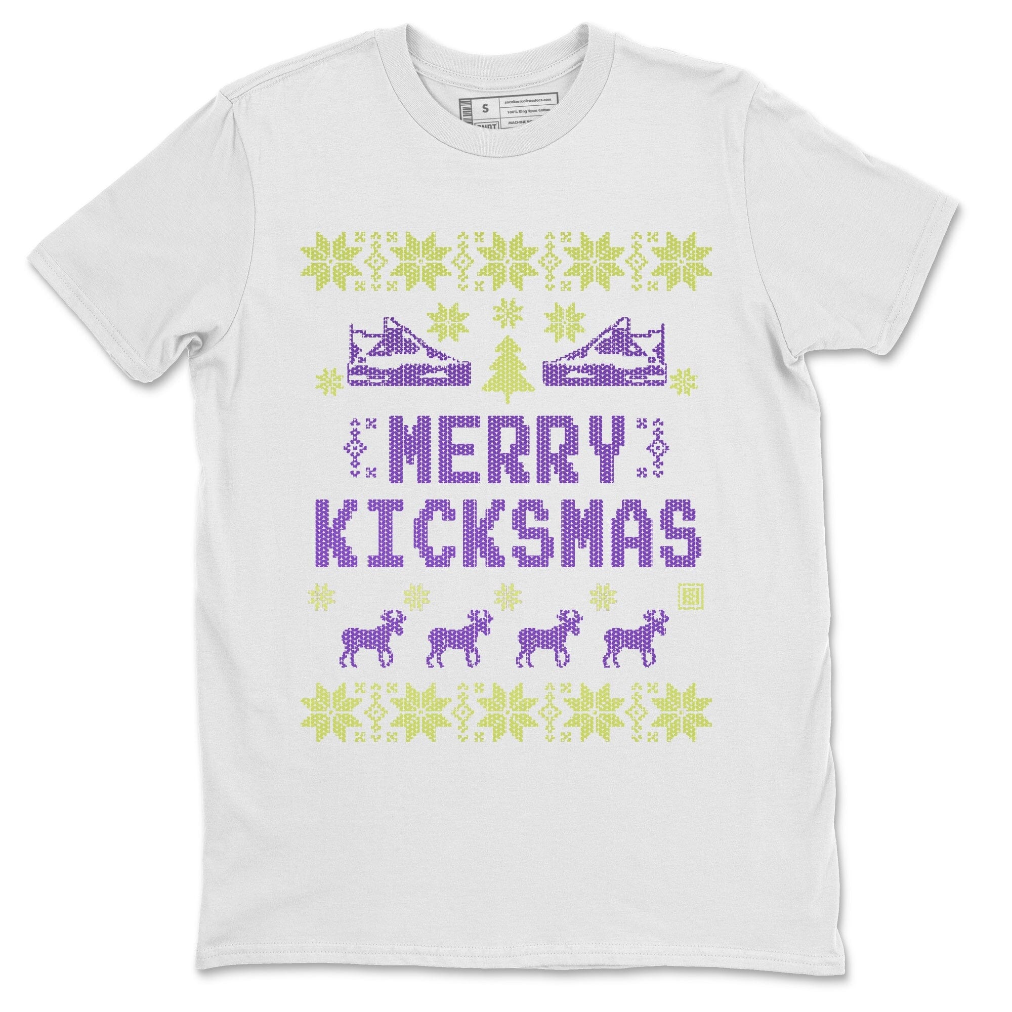 Merry Kicksmas Unisex Tops - Air Jordan 4 Canyon Purple