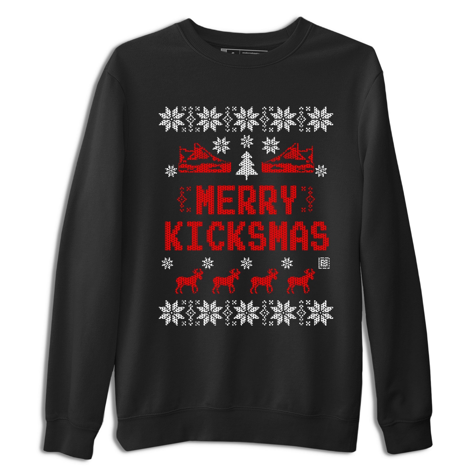 Merry Kicksmas snkmatch Tees - Air Jordan 4 Red Thunder