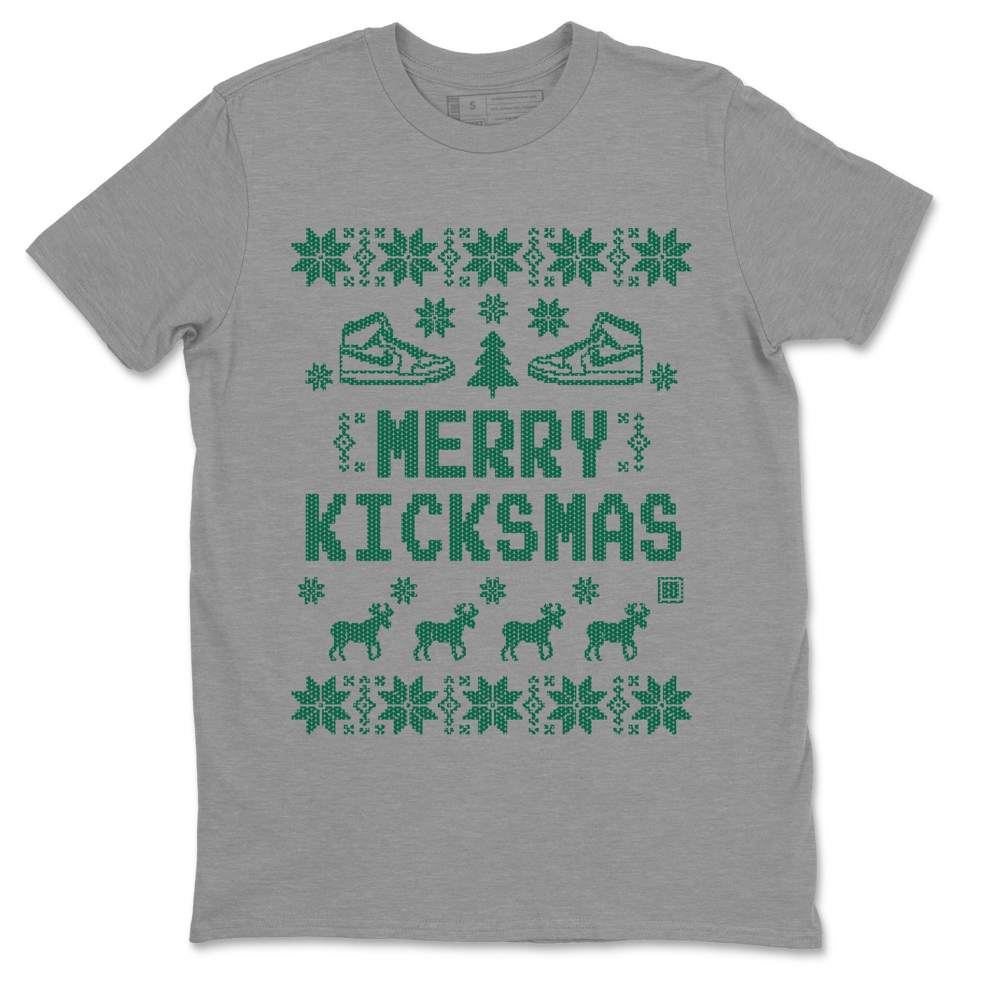 Merry Kicksmas Unisex Tops - Air Jordan 1 Gorge Green