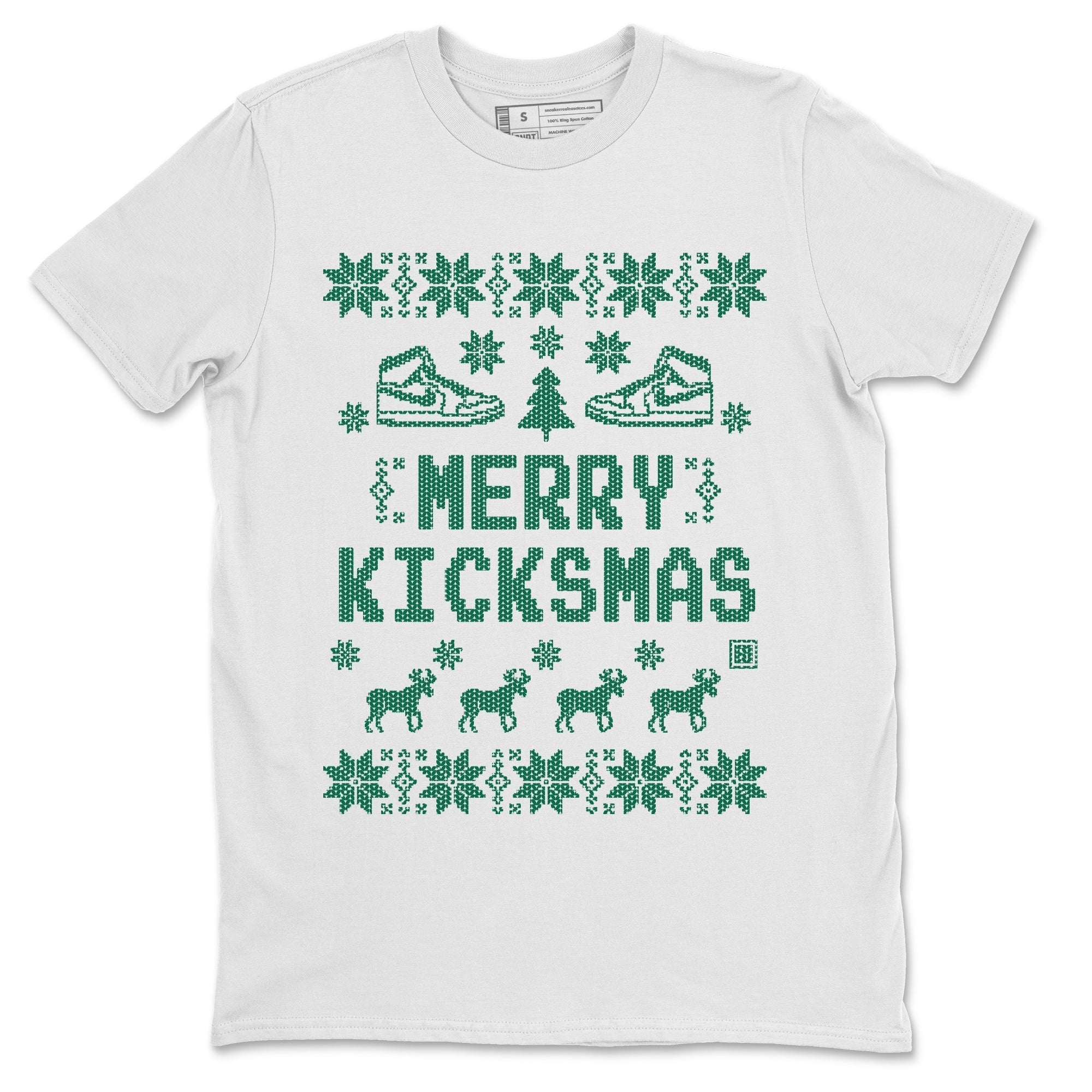 Merry Kicksmas Unisex Tops - Air Jordan 1 Gorge Green