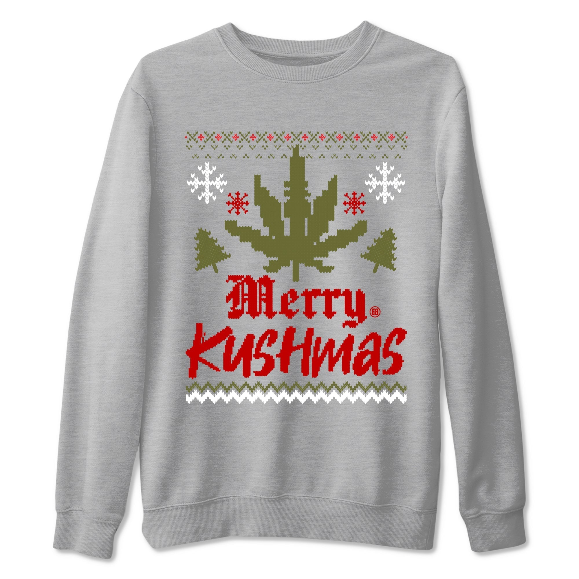 Merry Kushmas snkmatch Tees - Air Jordan 1 Travis Scott Medium Olive