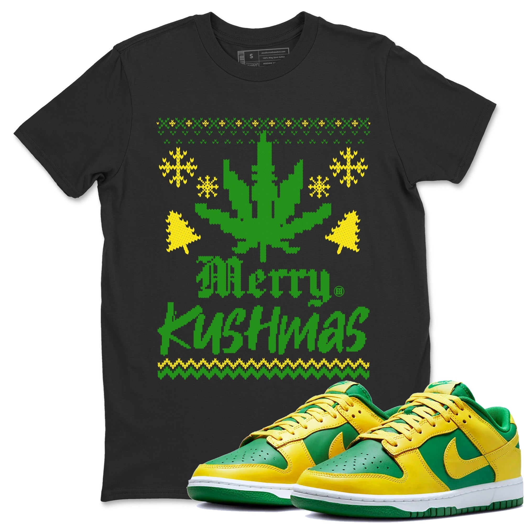 Merry Kushmas snkmatch Tees - Dunk Reverse Brazil