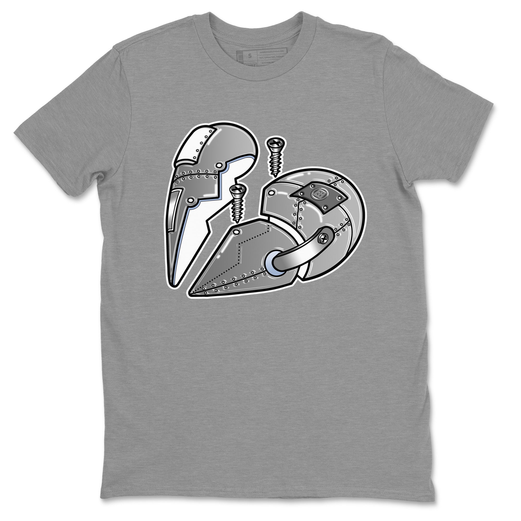 Metal Heart Unisex Tops - Air Jordan 6 Cool Grey