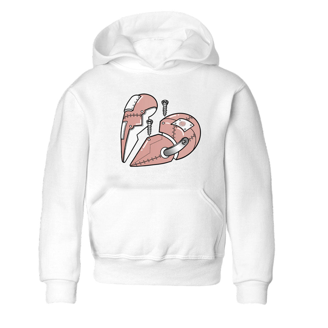 Metal Heart snkmatch Tee Kids - Dunk Rose Whisper