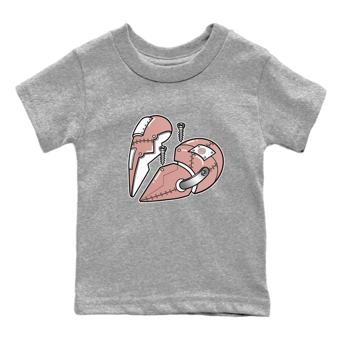 Metal Heart snkmatch Tee Kids - Dunk Rose Whisper