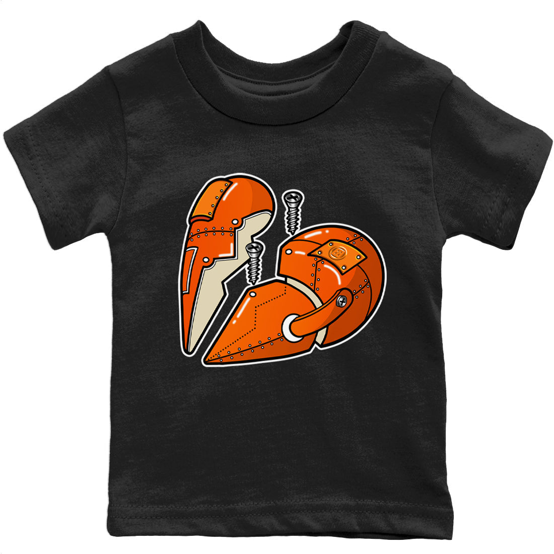 Metal Heart Kids Tops - Air Jordan 1 Starfish