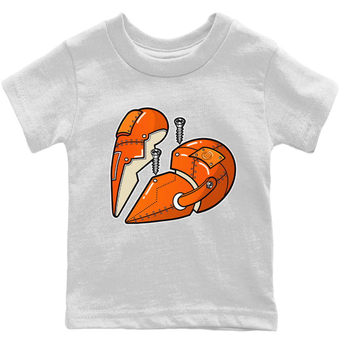 Metal Heart Kids Tops - Air Jordan 1 Starfish