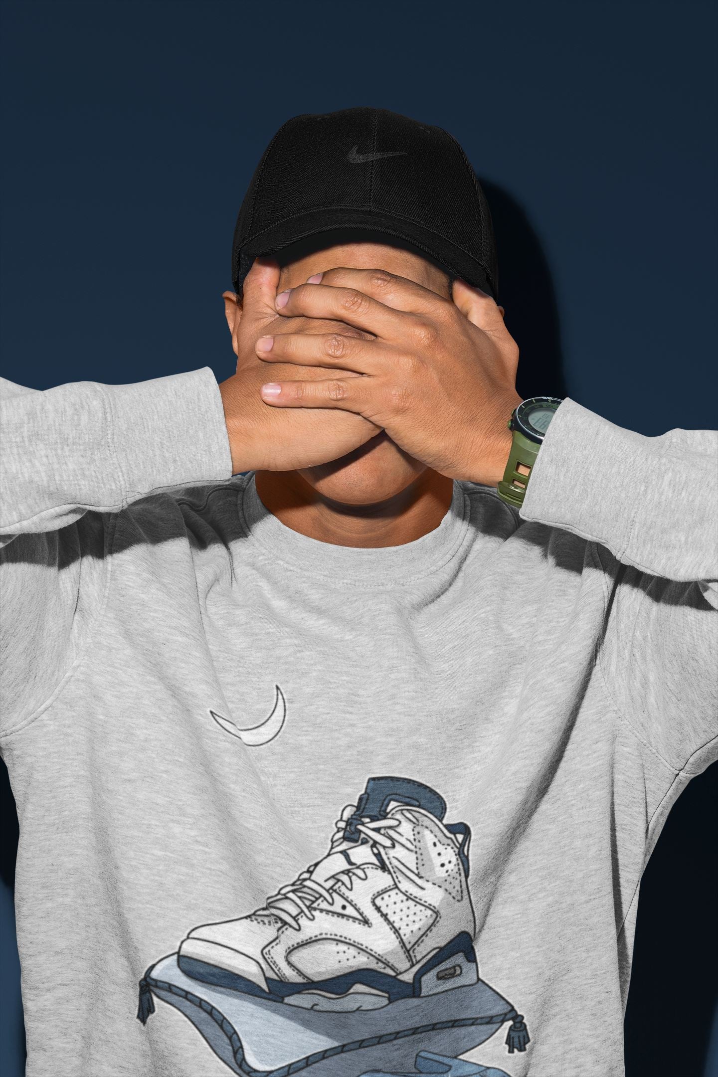 Midnight Shoes Unisex Tops - Air Jordan 6 Midnight Navy